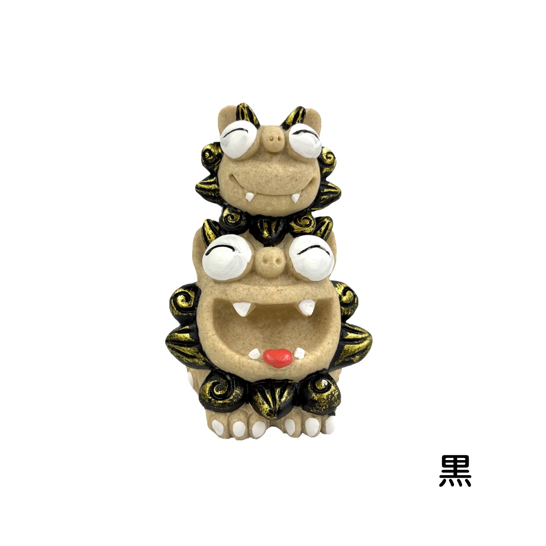 大笑い親子シーサー(8.4cm)