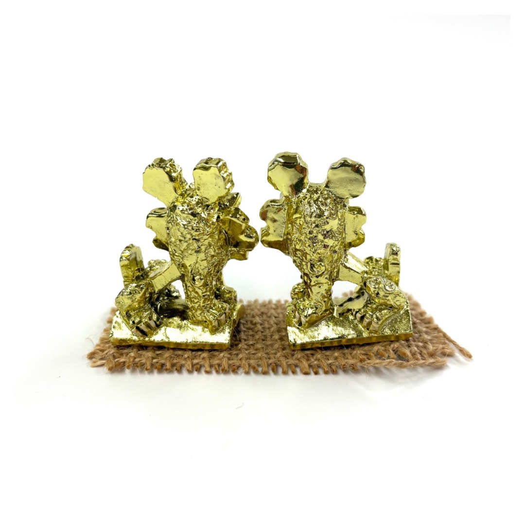 漆喰調屋根乗り幸福シーサー座(3.5cm)