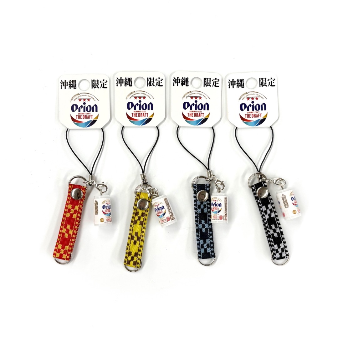 【オリオンビール】Orionミンサー調織りストラップ(沖縄限定)