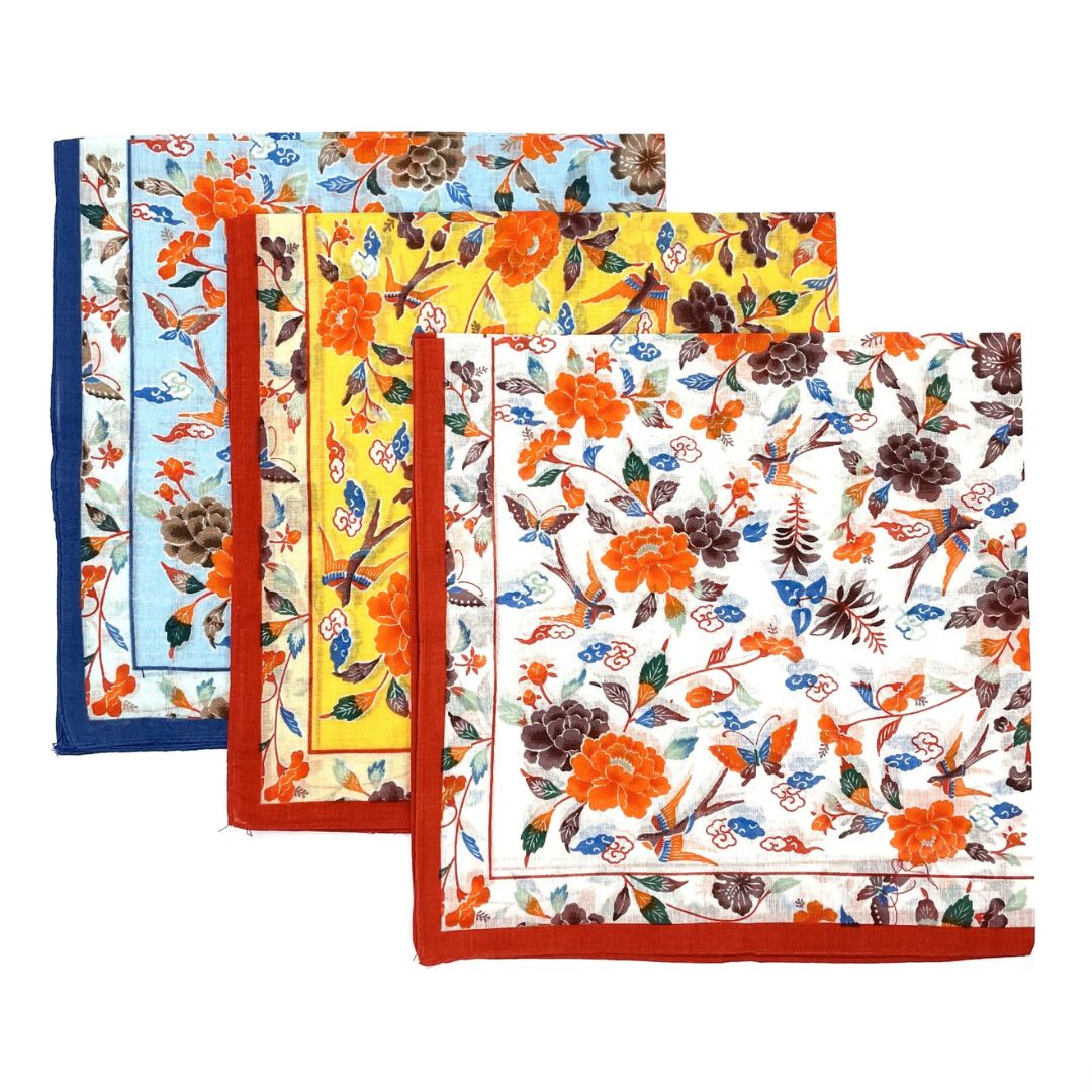 【オリジナル】大判紅型ハンカチ