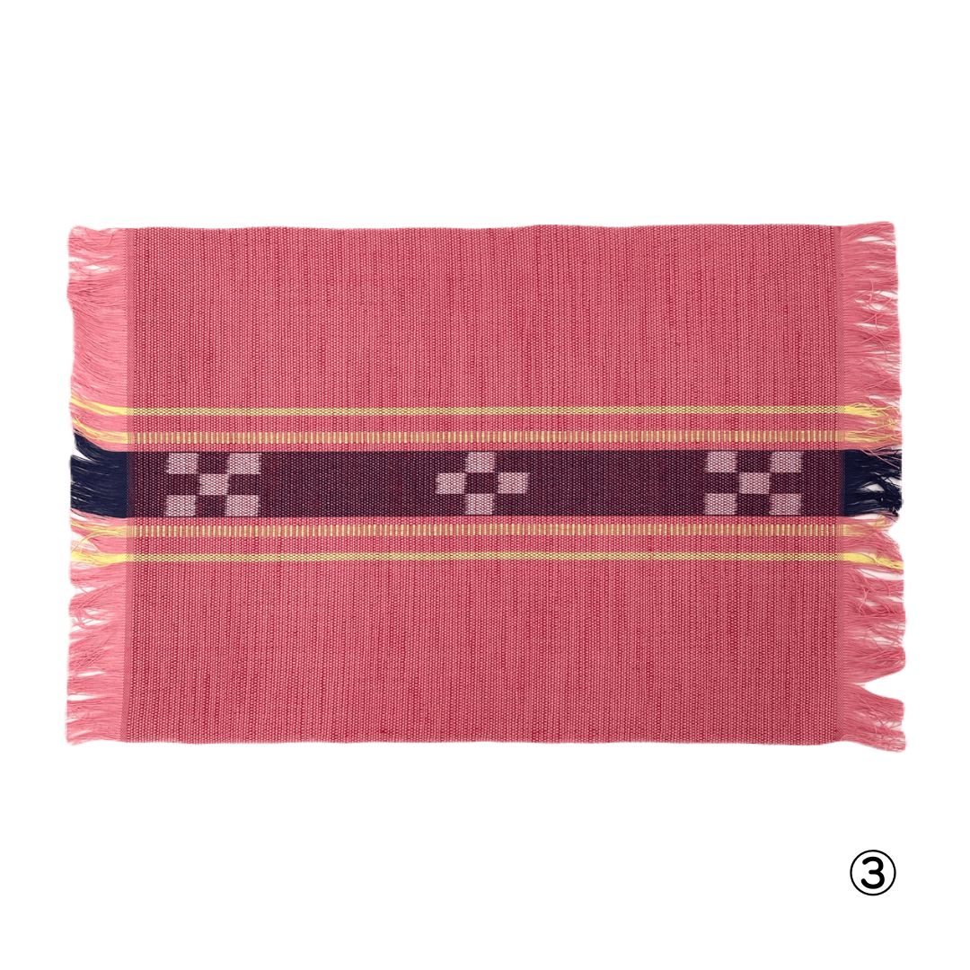 ミンサー織テーブルセンターW(中央柄)