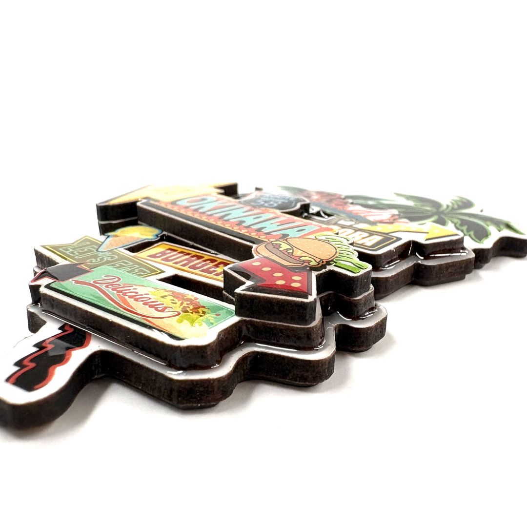 【沖縄限定】木製マグネット(各種)