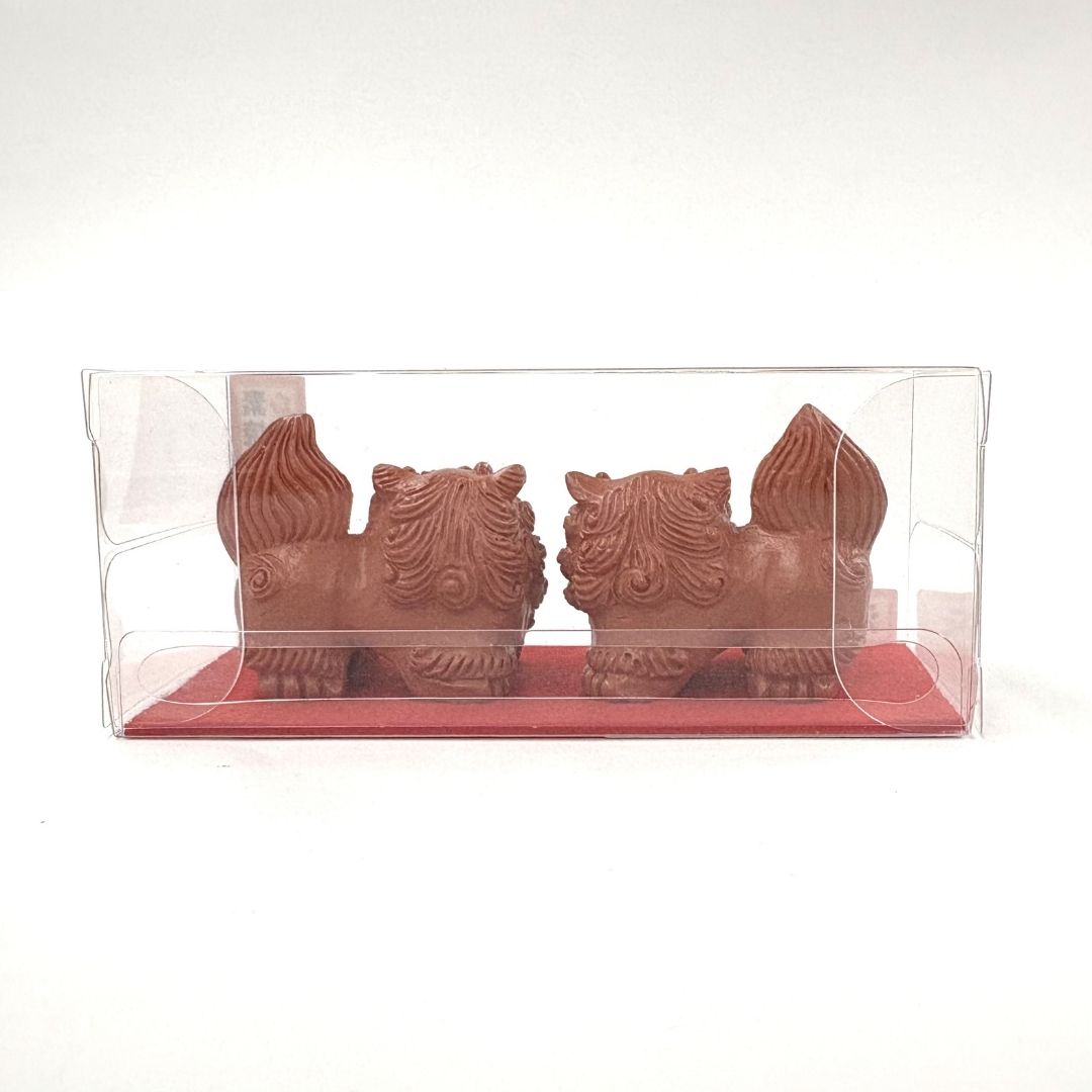 素焼風シーサー(横)