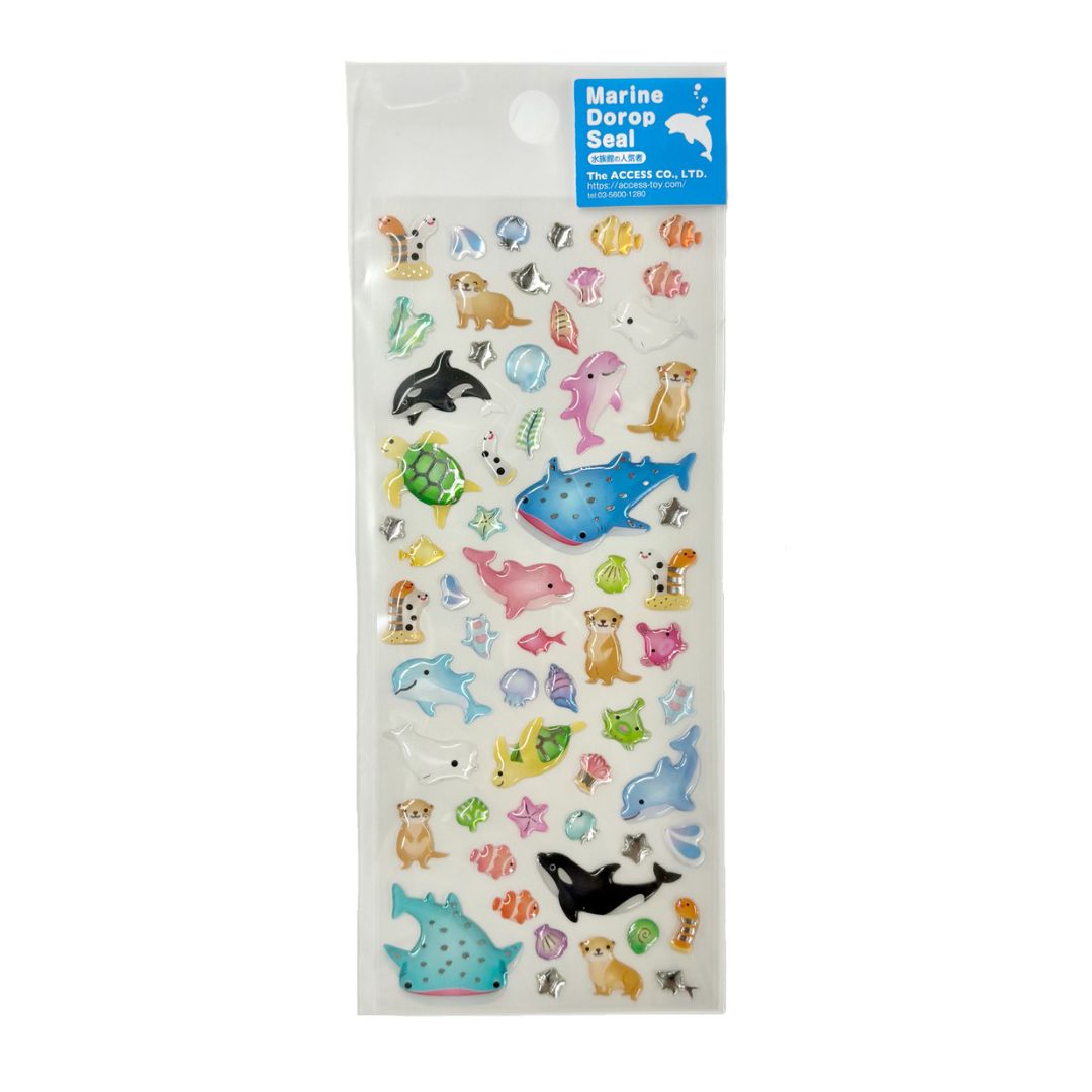 マリンドロップシール(水族館の人気者)