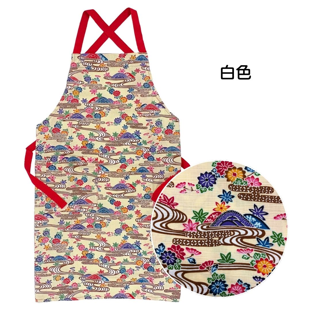 染紅型エプロン