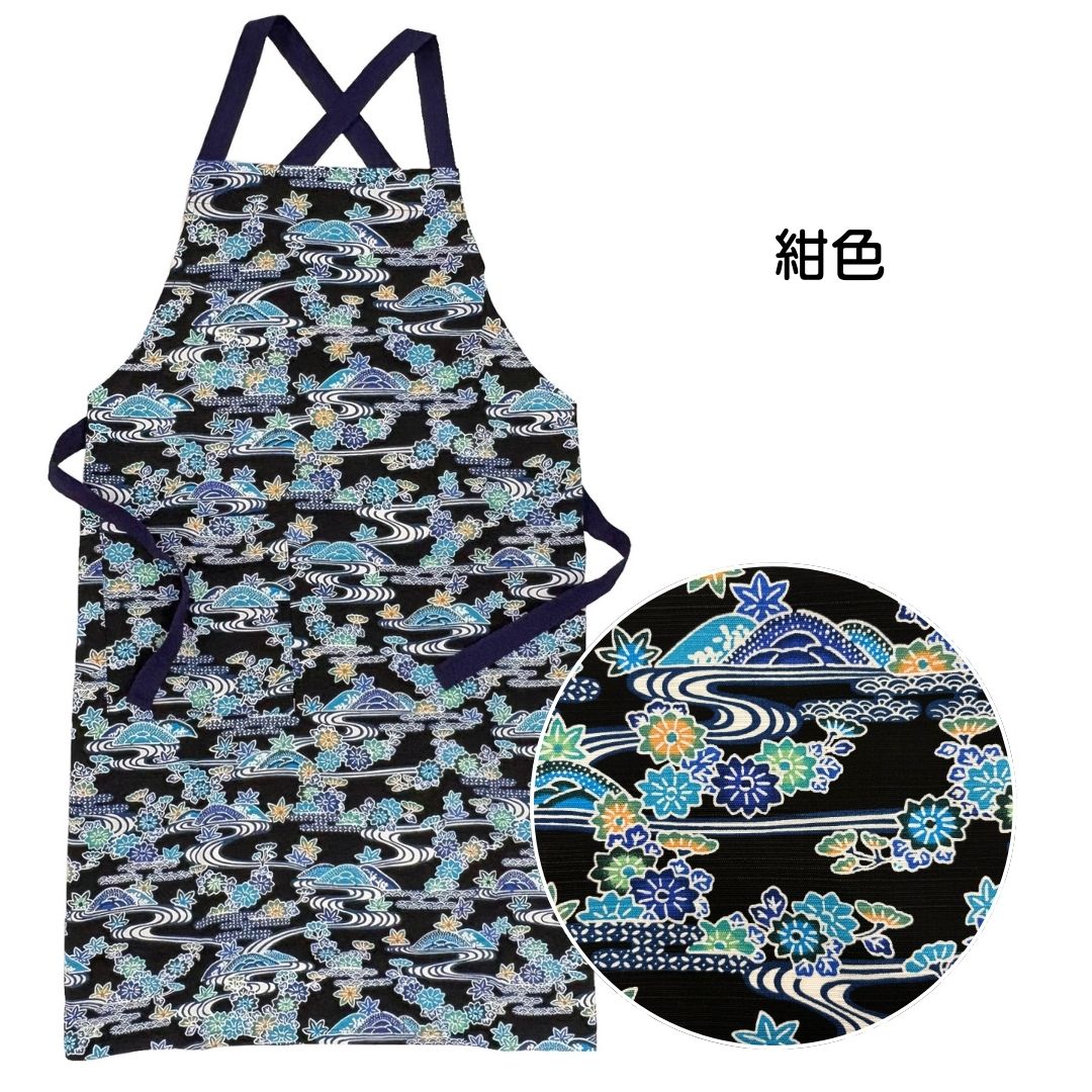 染紅型エプロン