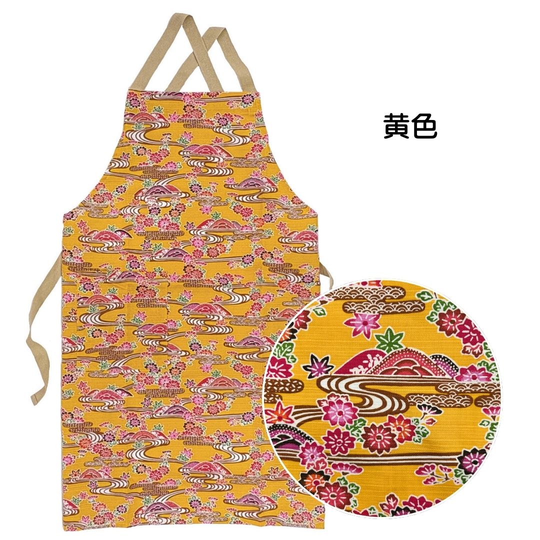 染紅型エプロン