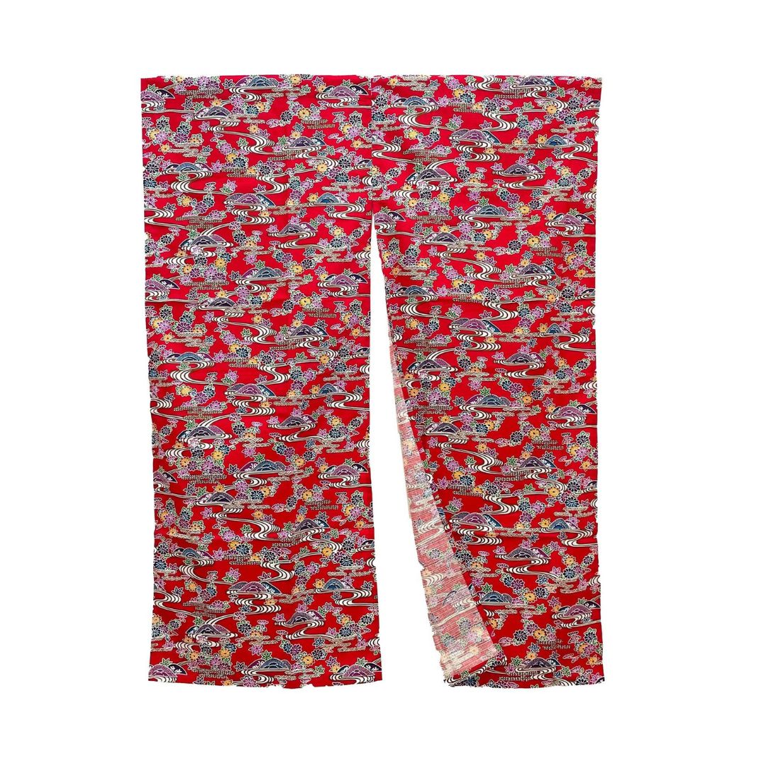 紅型流水柄のれん