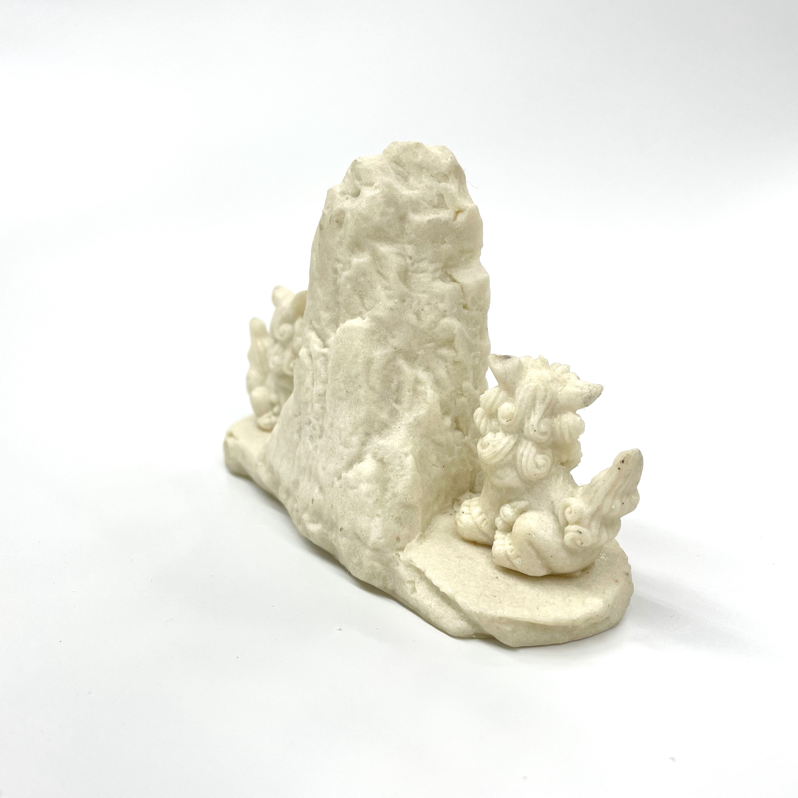 石敢當シーサー石調ペア(8.5cm)