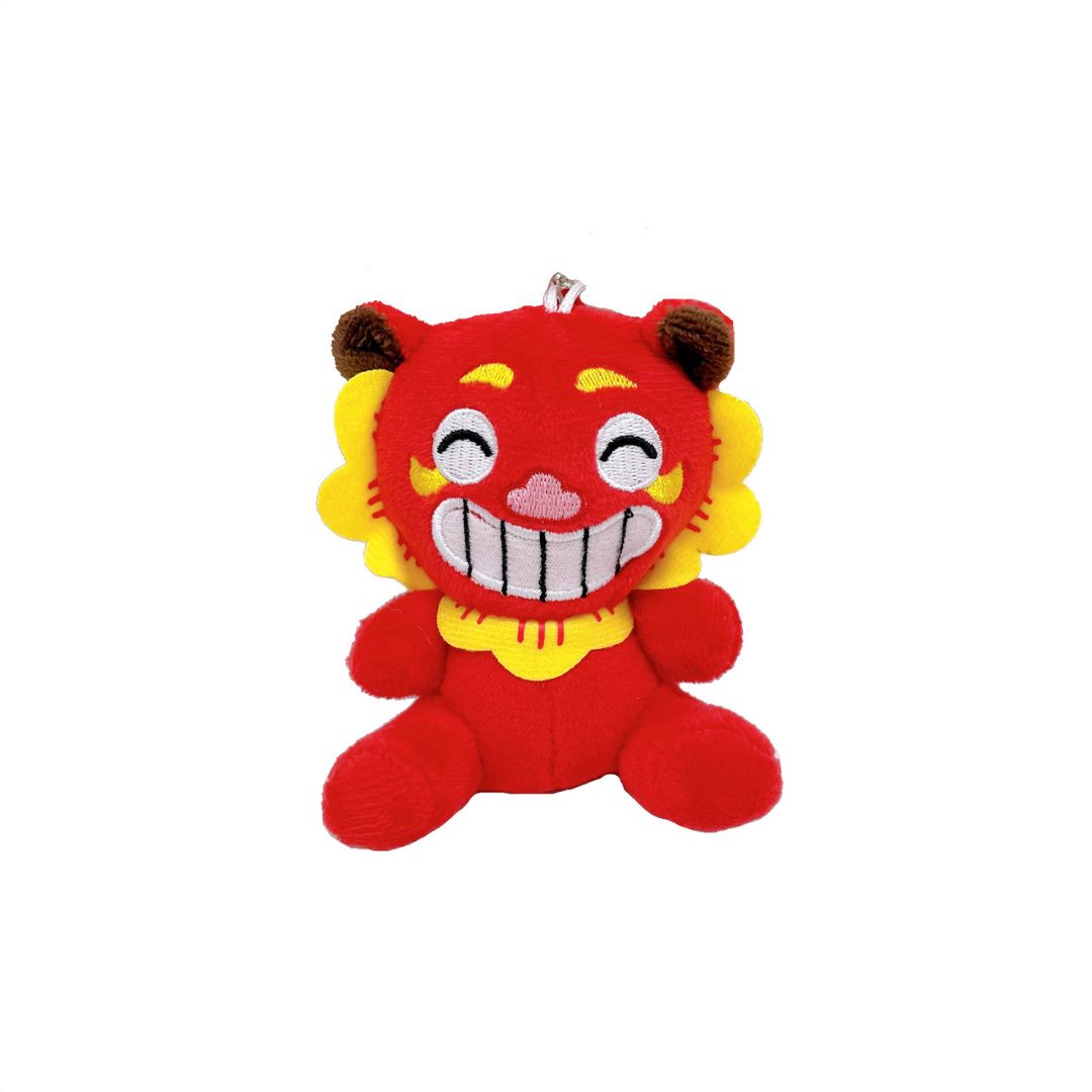 シーサー ぬいぐるみキーホルダー/赤(小)