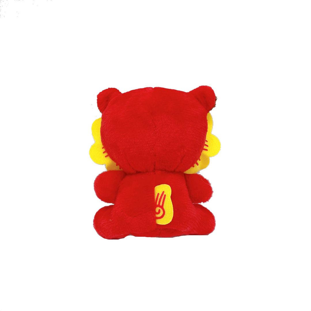 シーサー ぬいぐるみキーホルダー/赤(小)