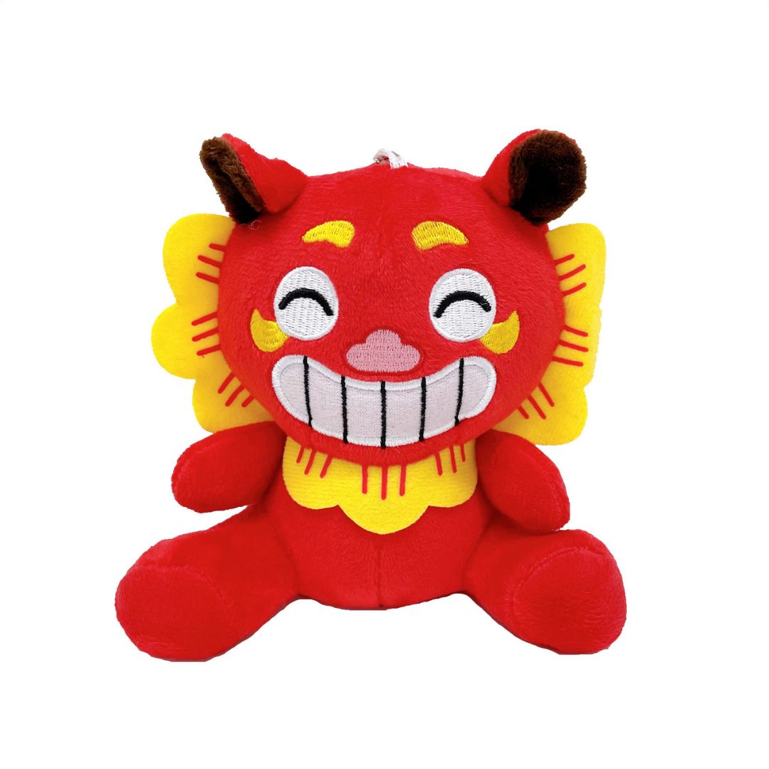 シーサーぬいぐるみキーホルダー/赤