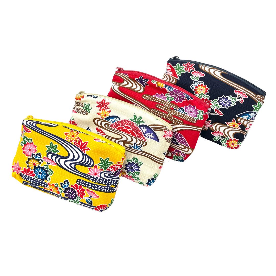 染紅型底はぎポーチ