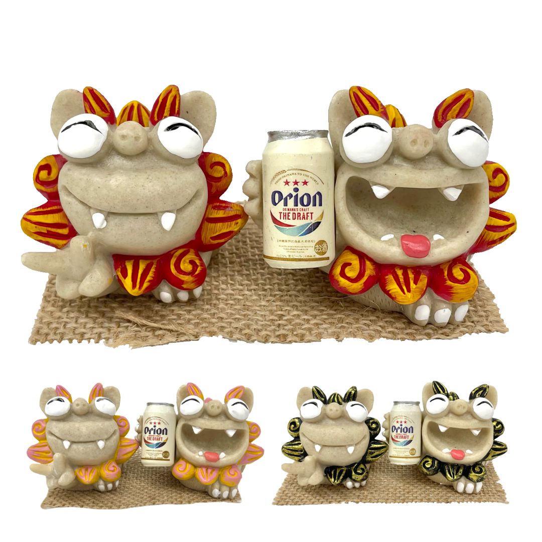 【オリオンビール】Orion大笑いシーサー(5.5cm)
