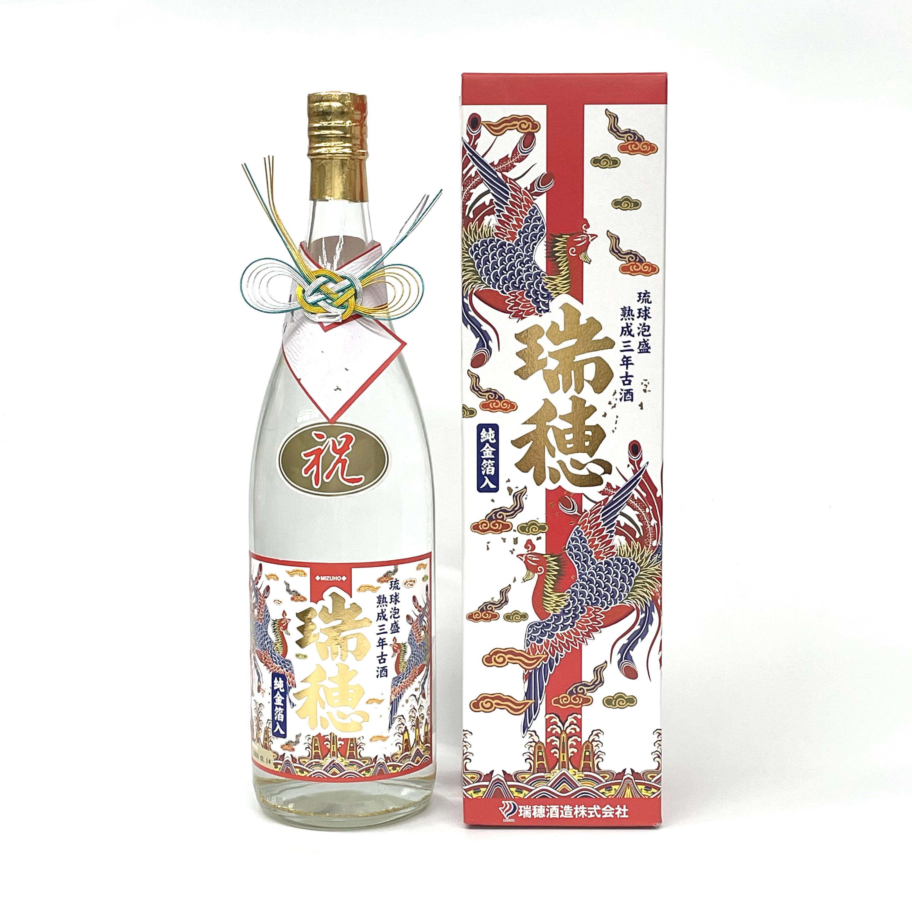 瑞穂 純金泡盛 古酒3年 (25度/1800ml)