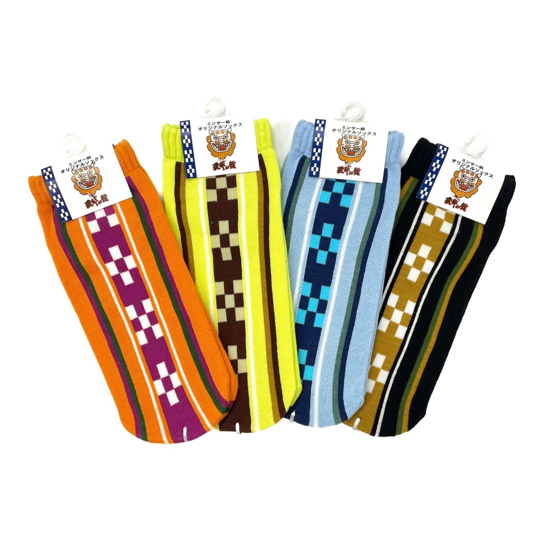 【20％OFF】【オリジナル】ミンサー柄ソックス(21～24cm)