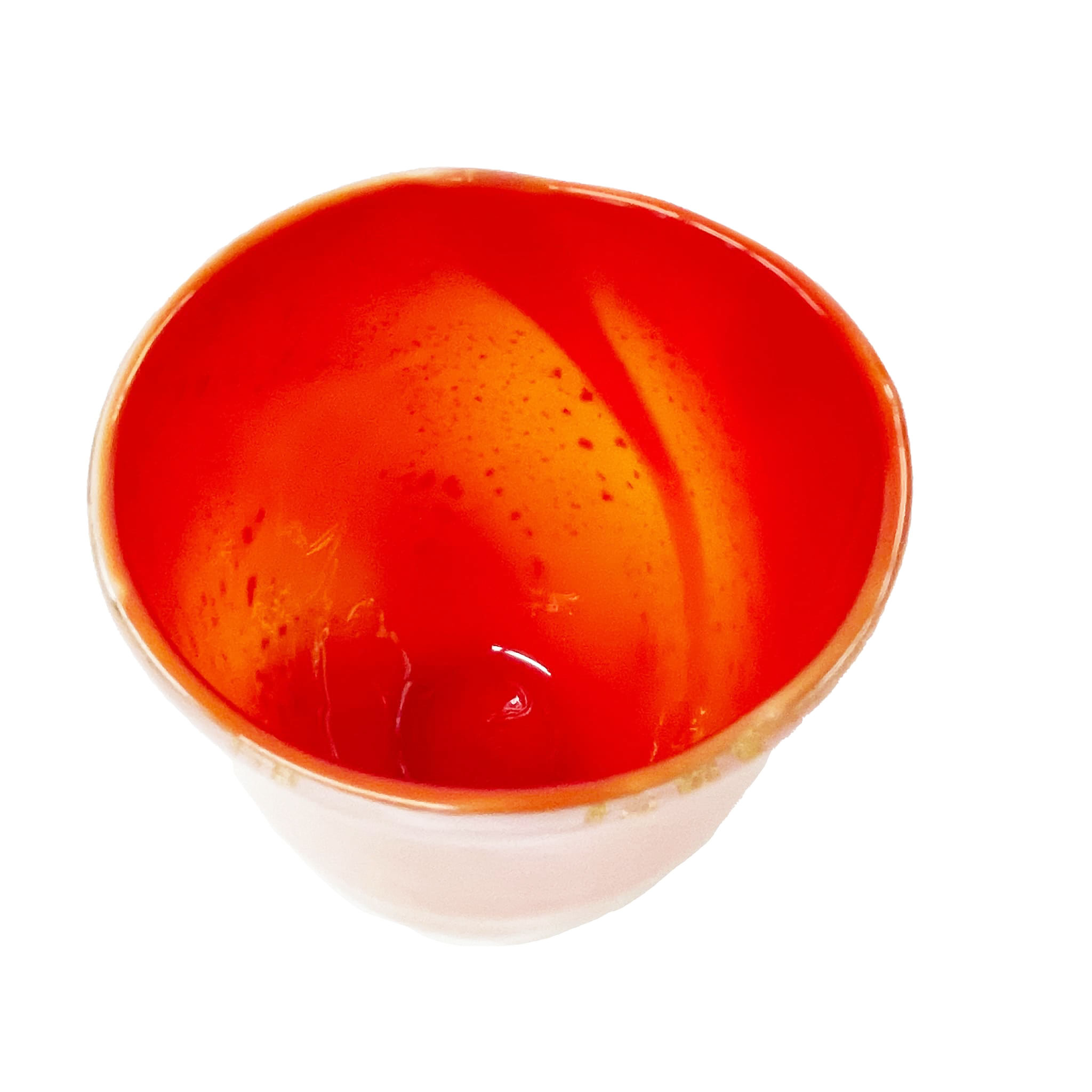 金粉入り ささらグラス(赤)