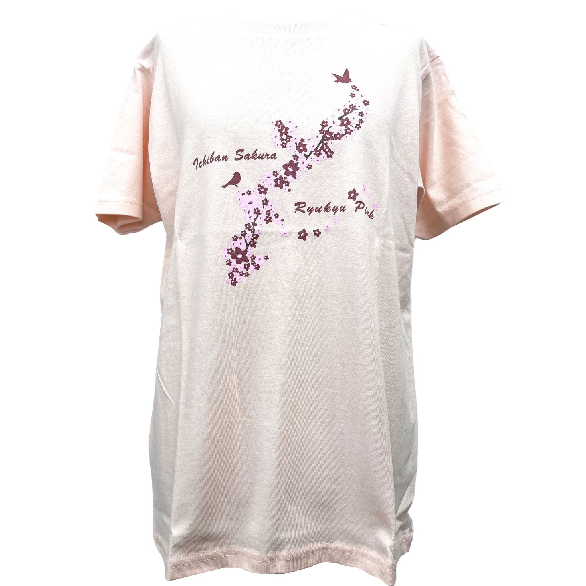 【レディース沖縄桜】Tシャツ (M/L/XL)