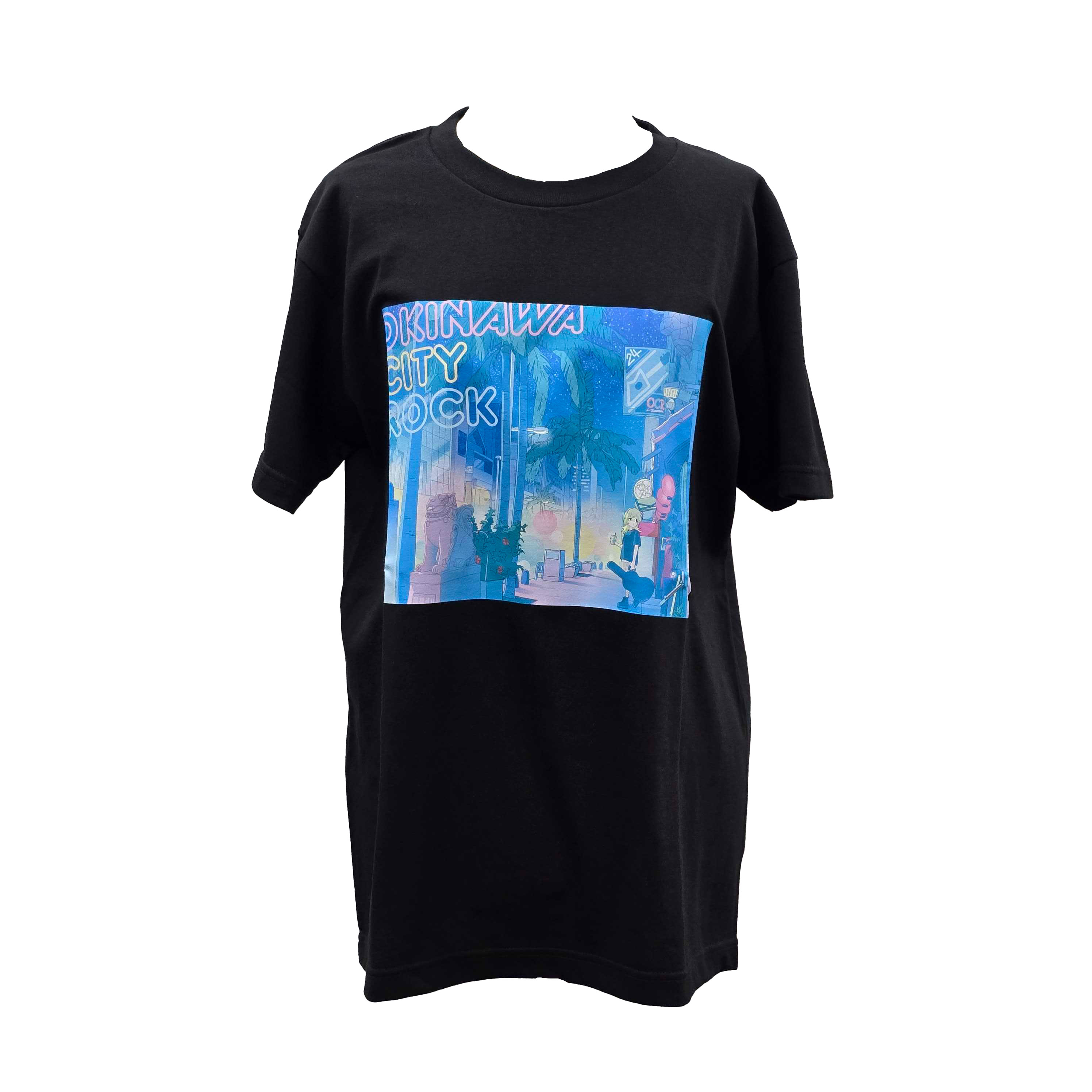 沖縄のキョウカちゃんTシャツ(feat.国際通り)