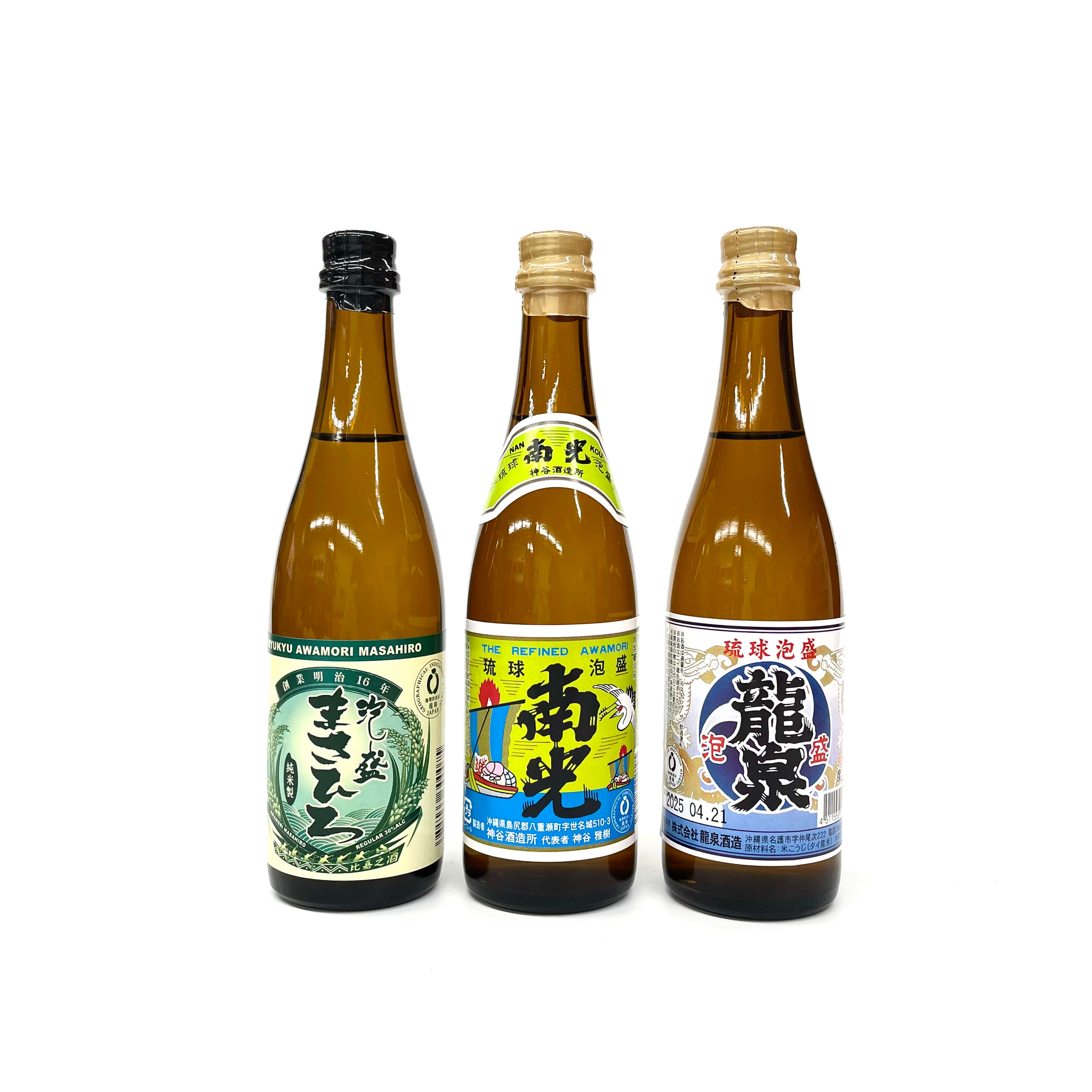 琉球あわもり味くらべ/3本セット(20度,30度/300ml)