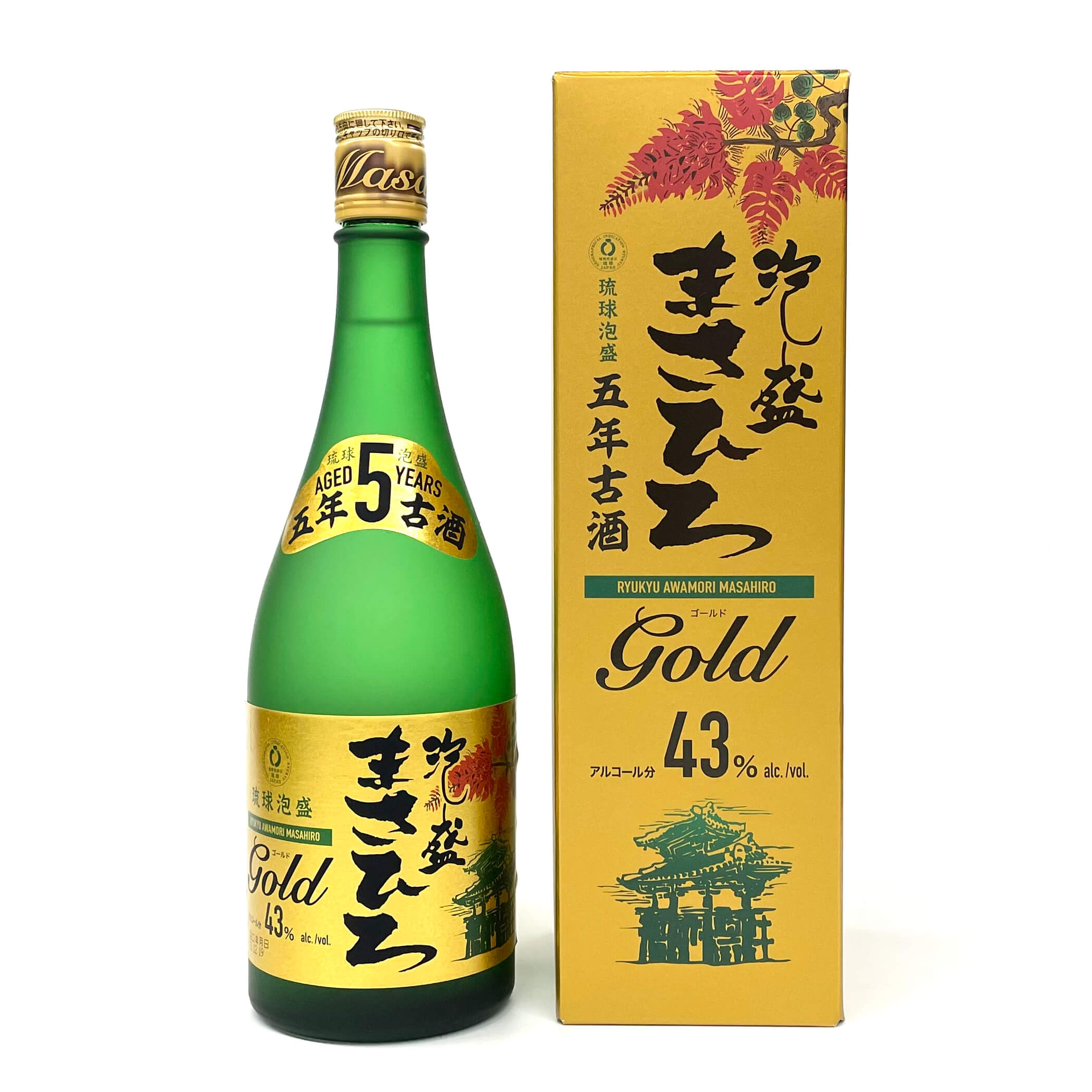 琉球泡盛 まさひろgold 5年古酒(43度/720ml)