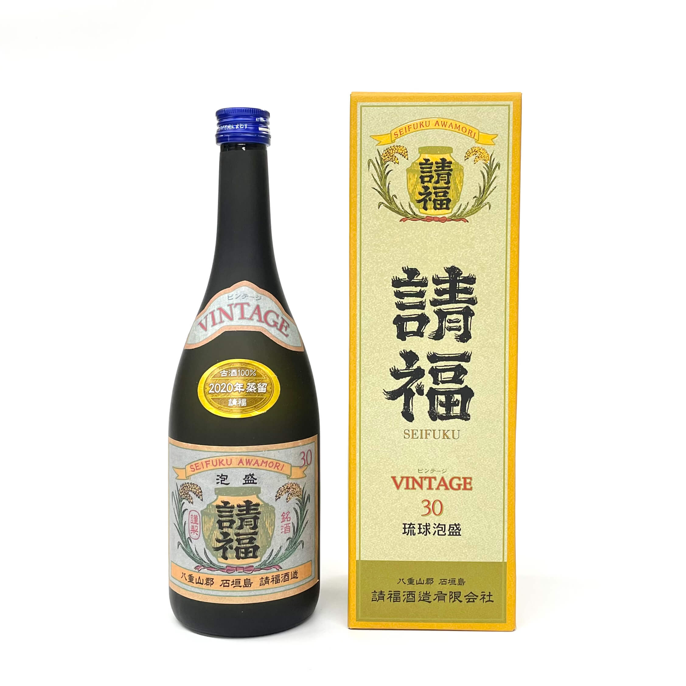 琉球泡盛 3年古酒 請福 ビンテージ (30度/720ml)