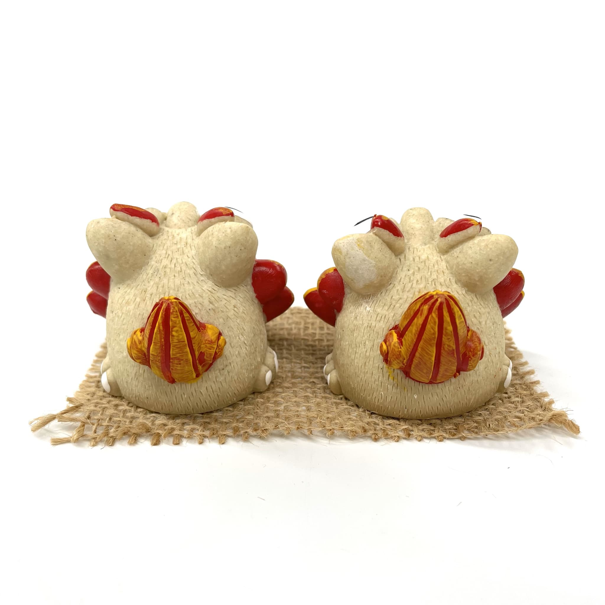 大笑いシーサー正面(5.5cm)