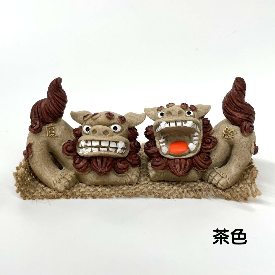 吠えシーサー伏せ(6.5cm)