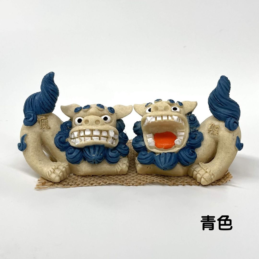 吠えシーサー伏せ(6.5cm)