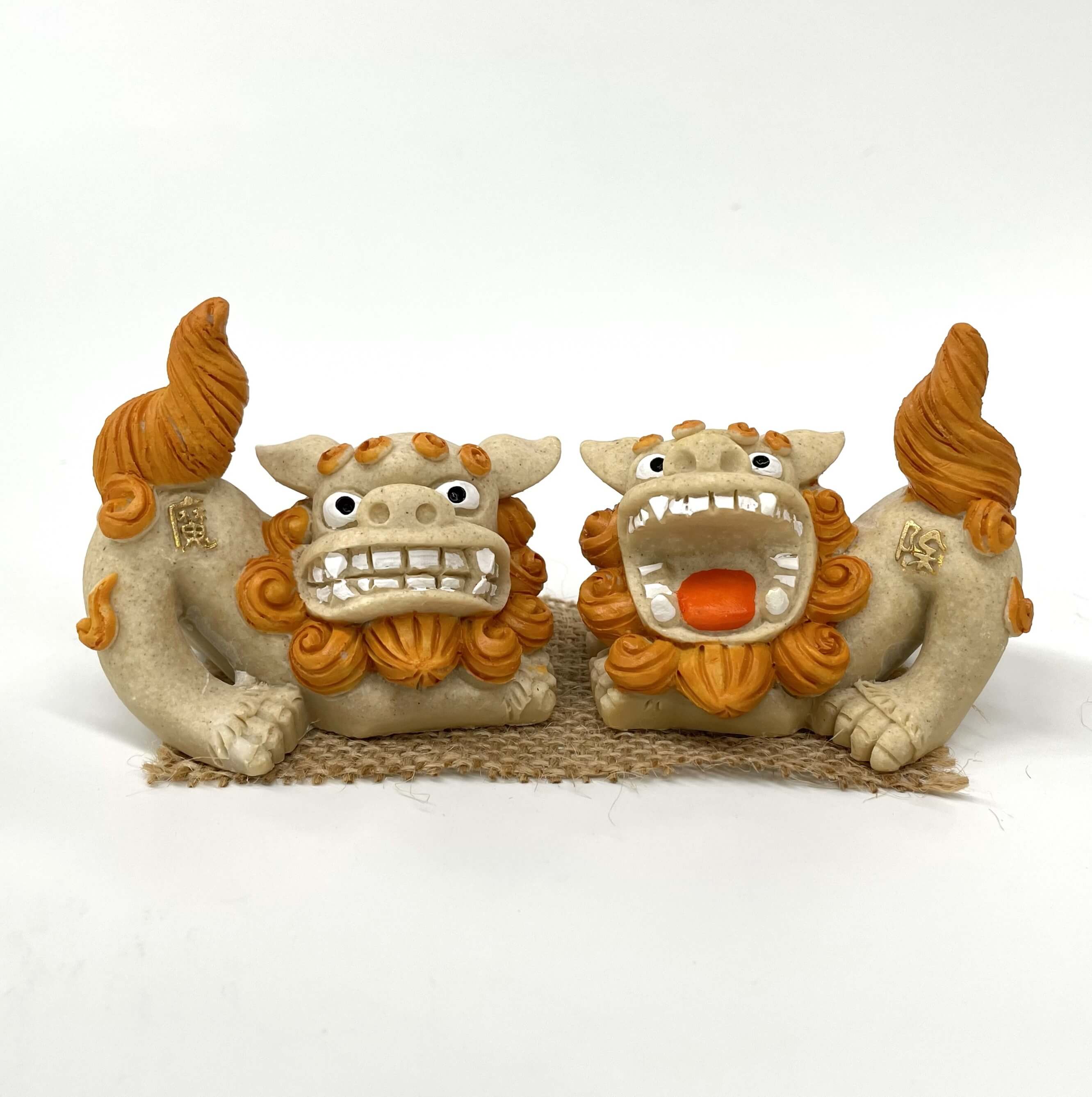 吠えシーサー伏せ(6.5cm)