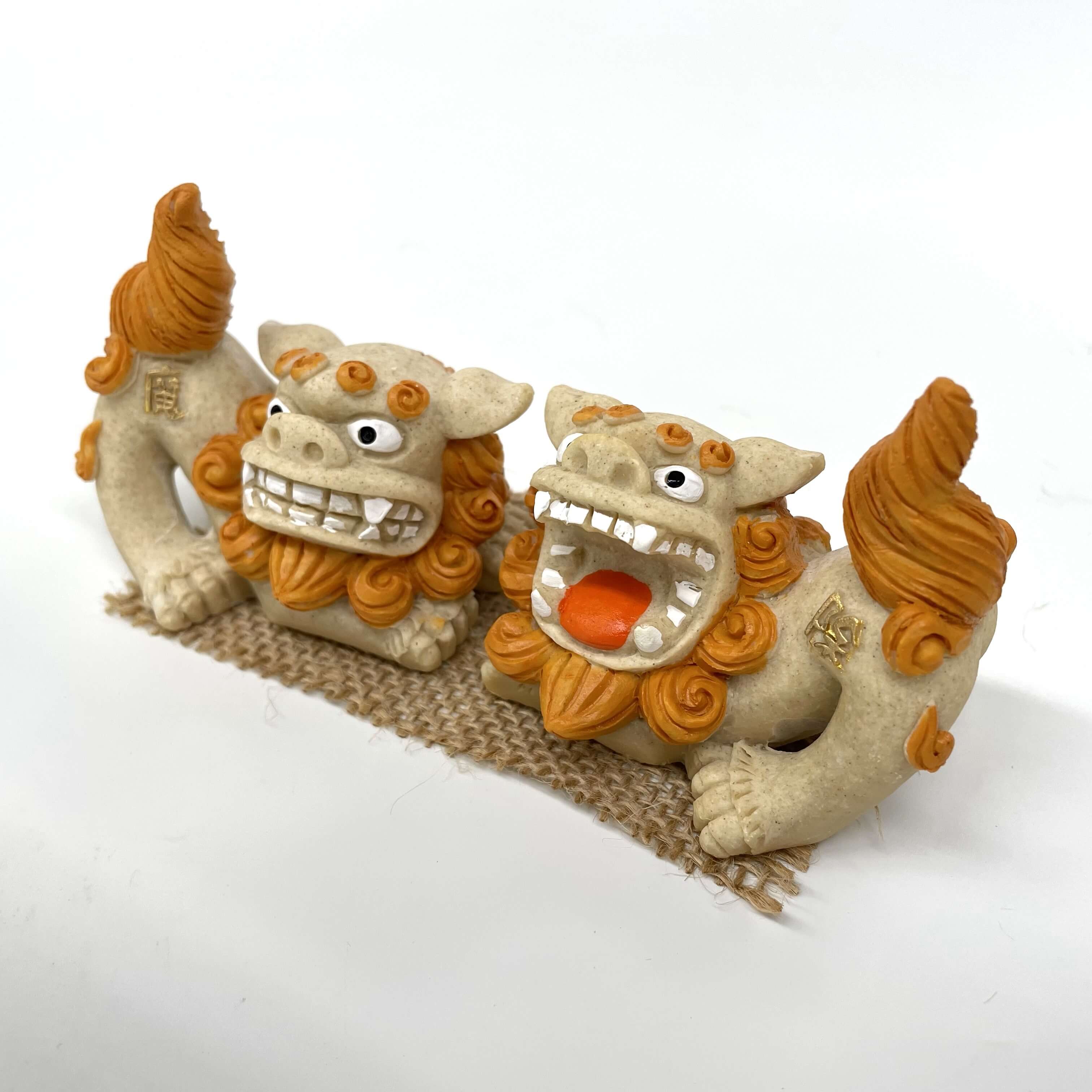 吠えシーサー伏せ(6.5cm)