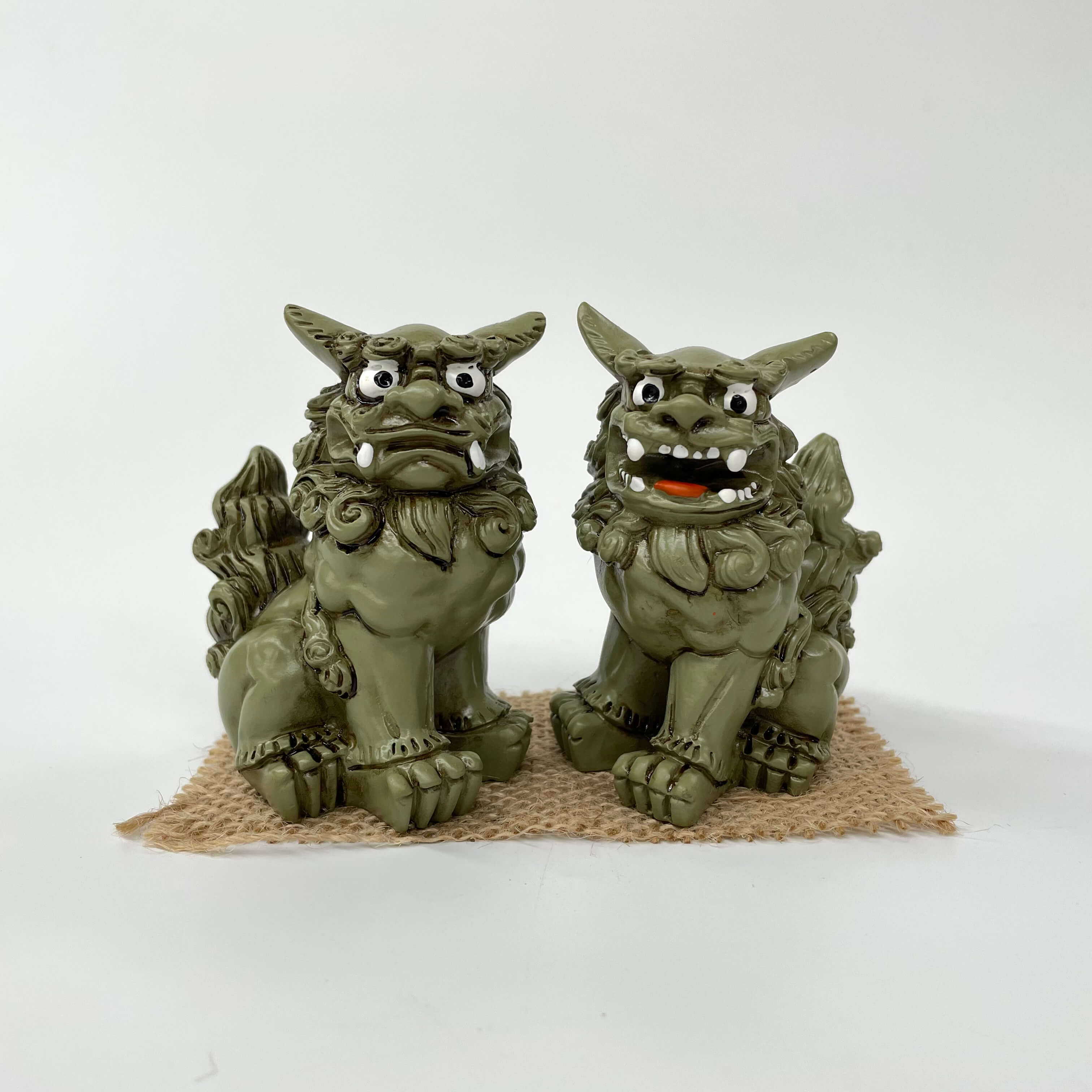 【16-7】万来獅子(カーキ)