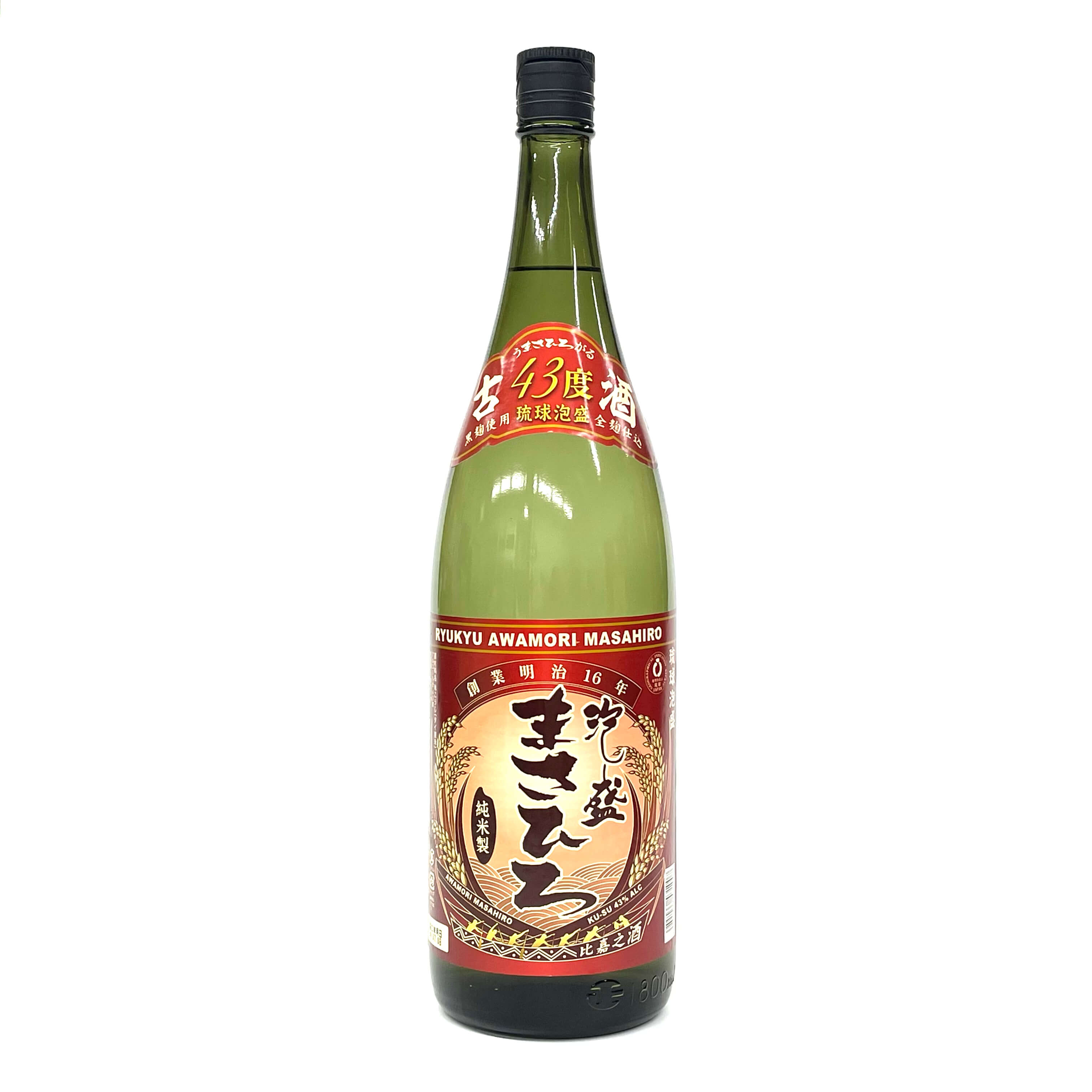 琉球泡盛  古酒 まさひろ(43度/1升瓶)