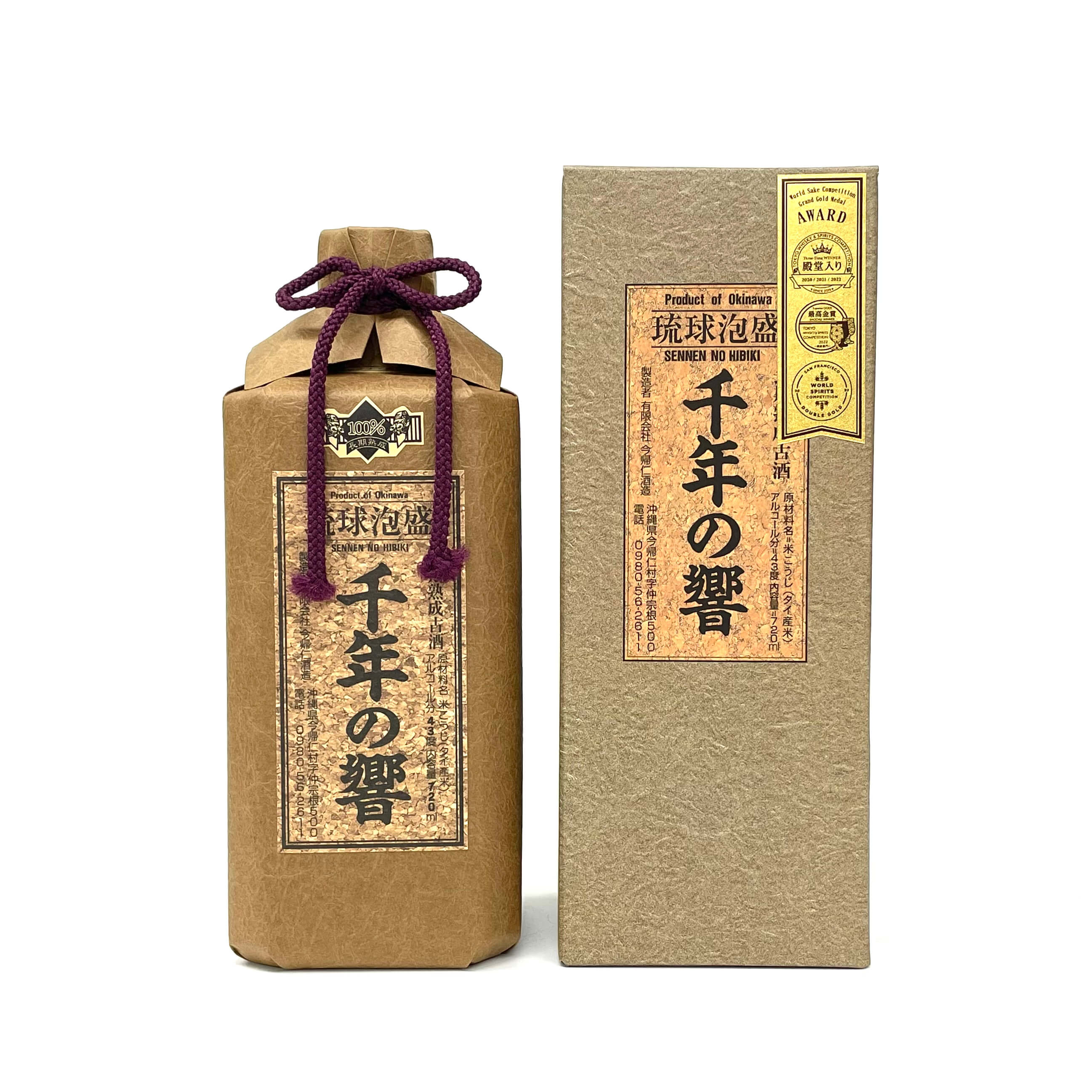 千年の響 長期熟成古酒(43度/720ml)