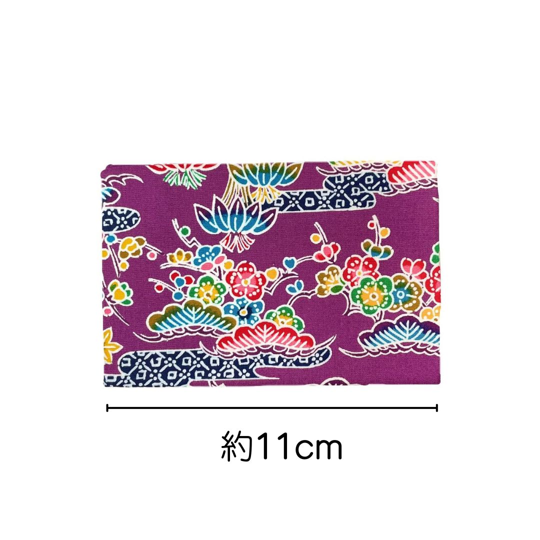 紅型名刺入れ(紫/11cm)