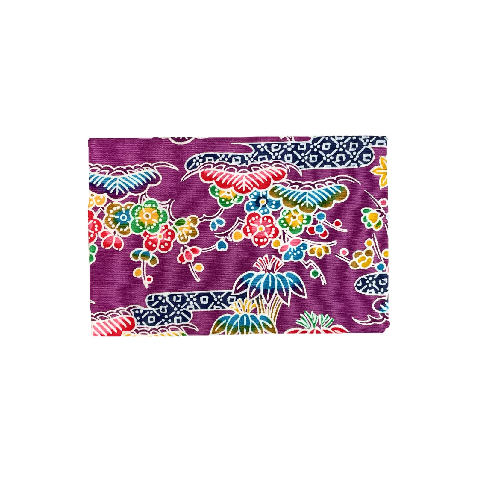 紅型名刺入れ(紫/11cm)