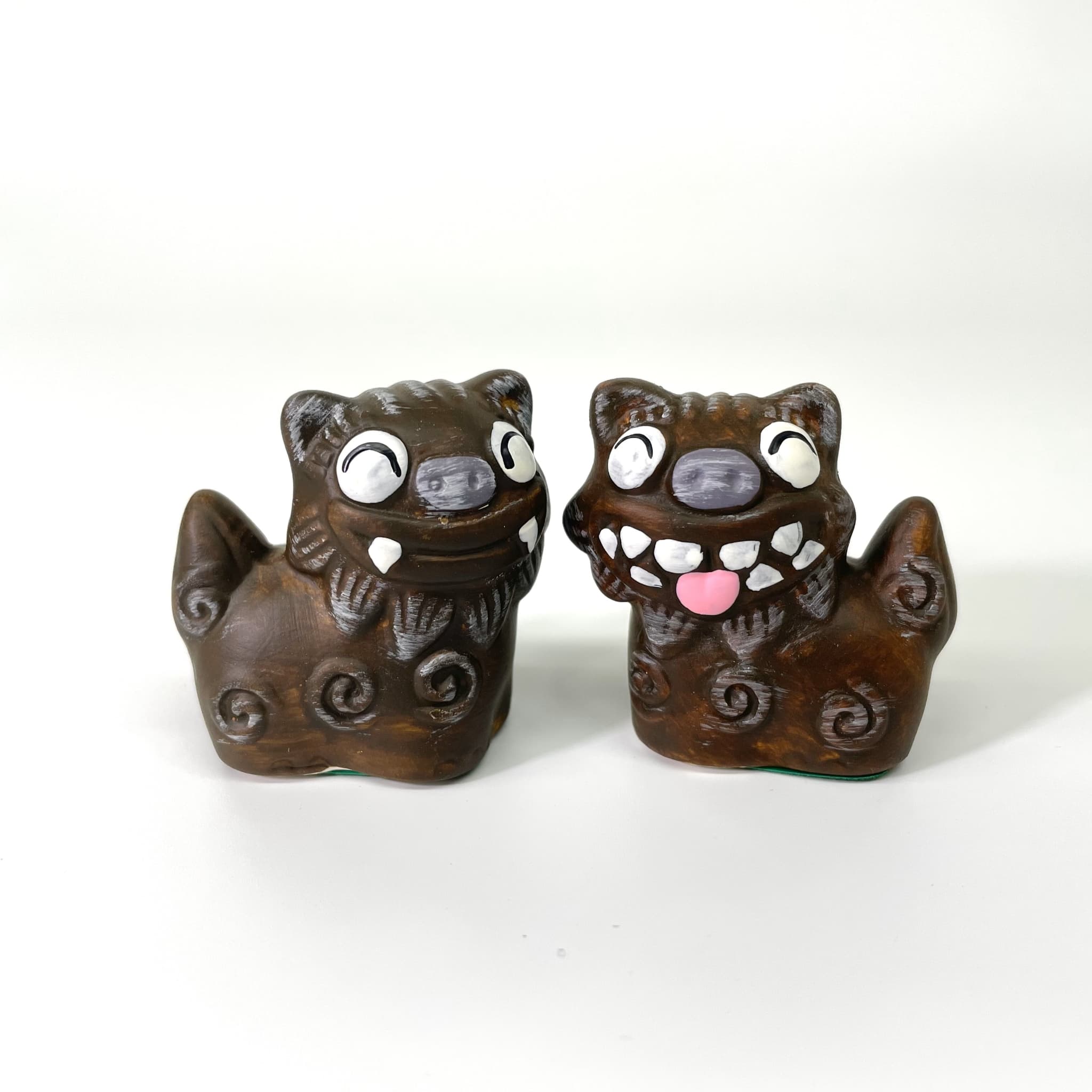 陶器なちゅらるシーサー(4cm)