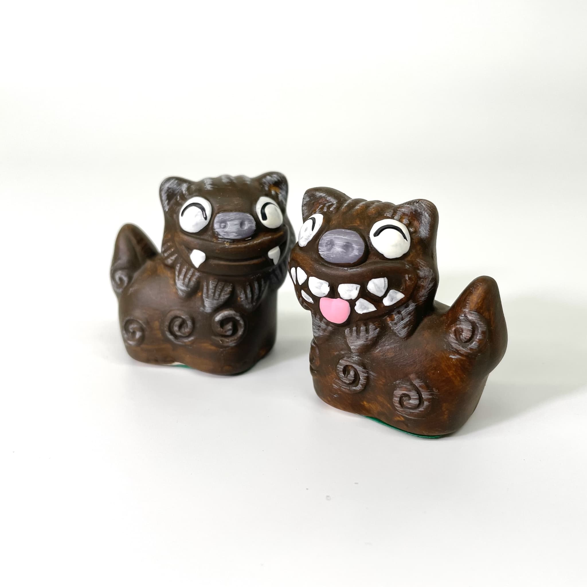 陶器なちゅらるシーサー(4cm)