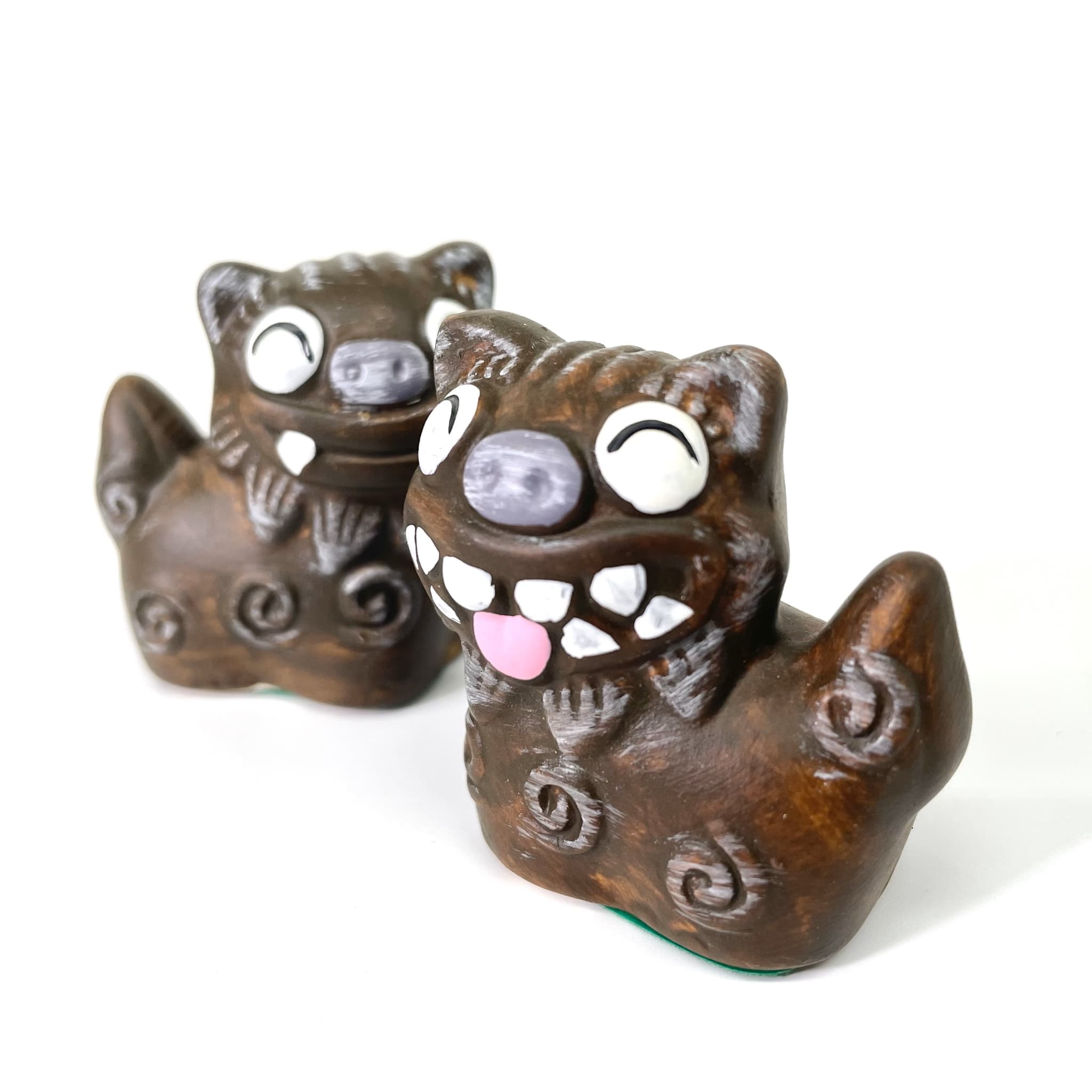 陶器なちゅらるシーサー(4cm)