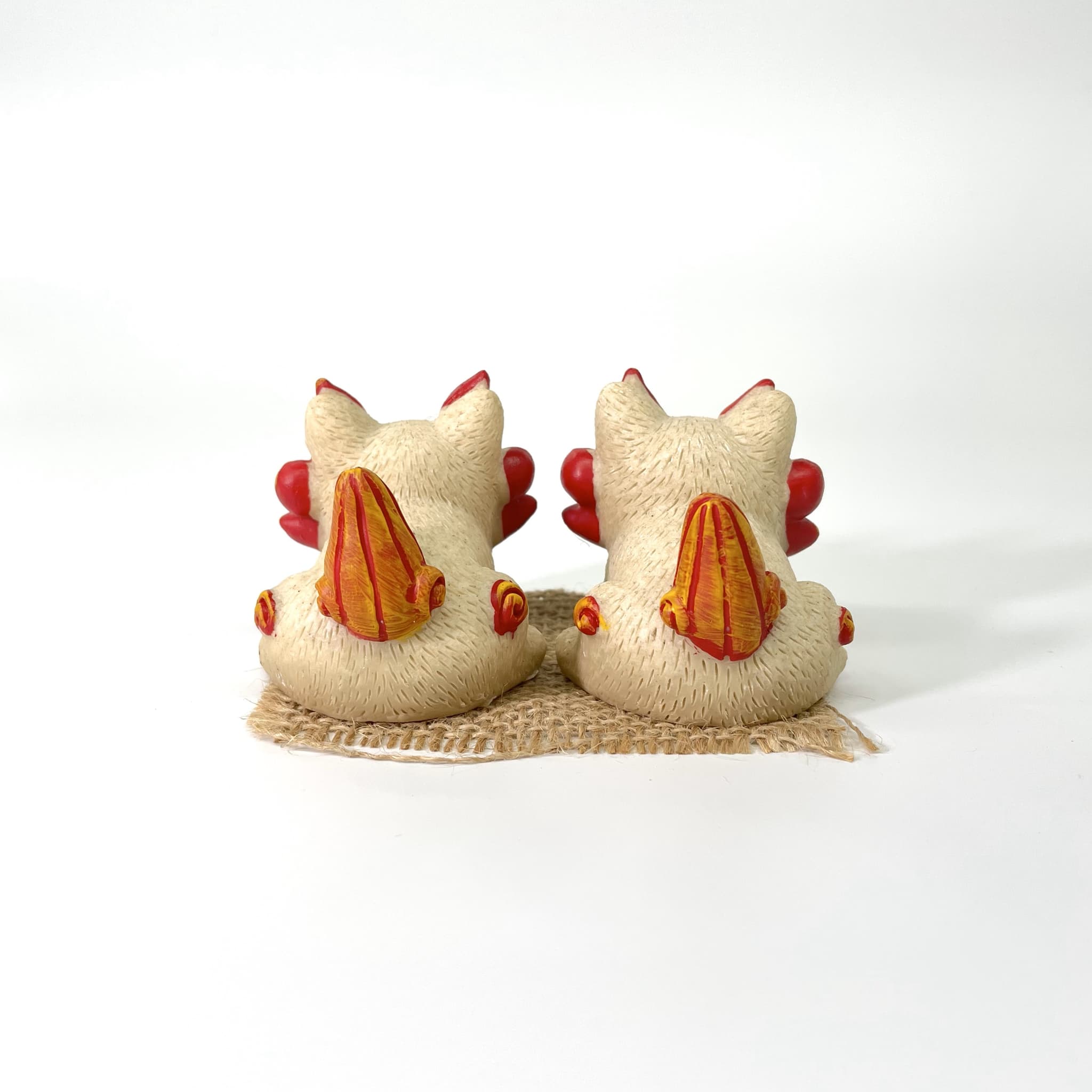 はいさいシーサー正面伏せ(6cm)