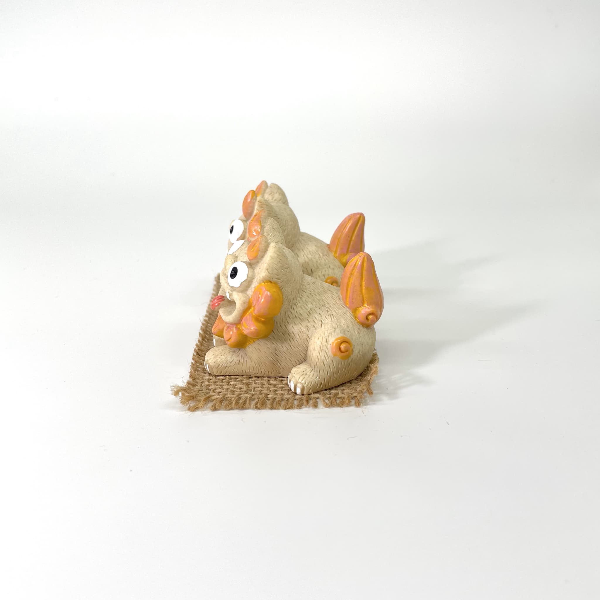 はいさいシーサー正面伏せ(6cm)