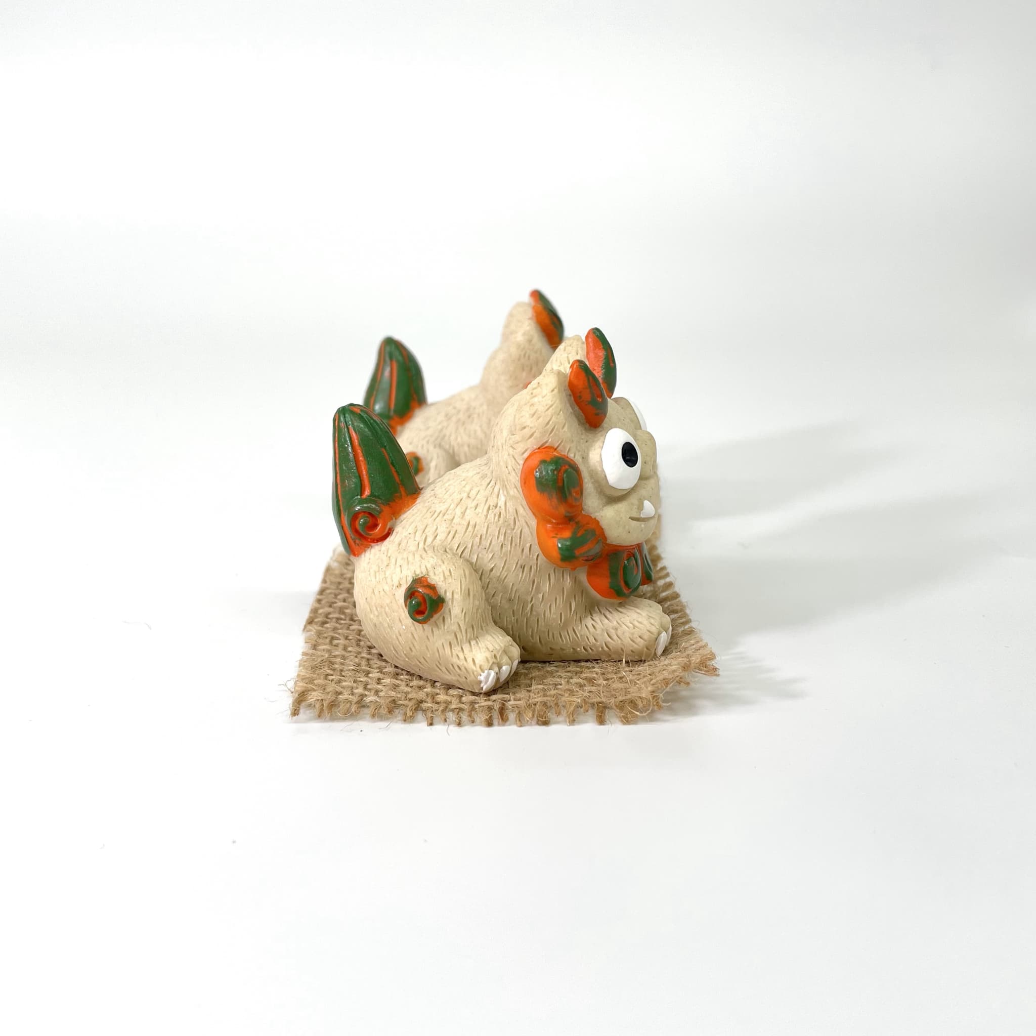 はいさいシーサー正面伏せ(6cm)