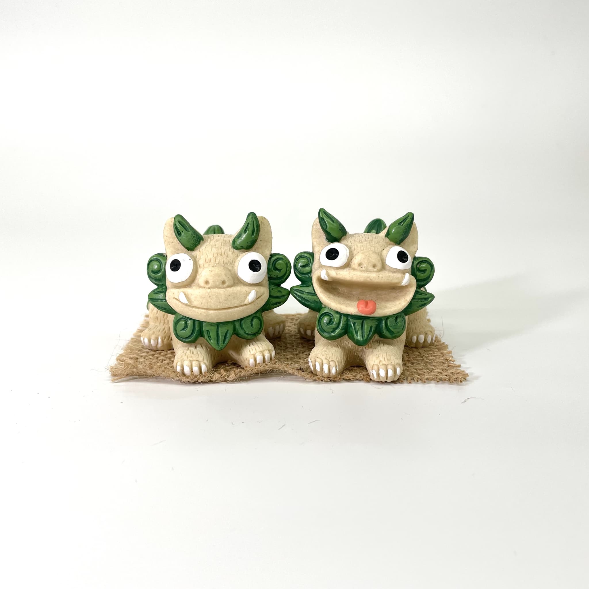 はいさいシーサー正面伏せ(6cm)
