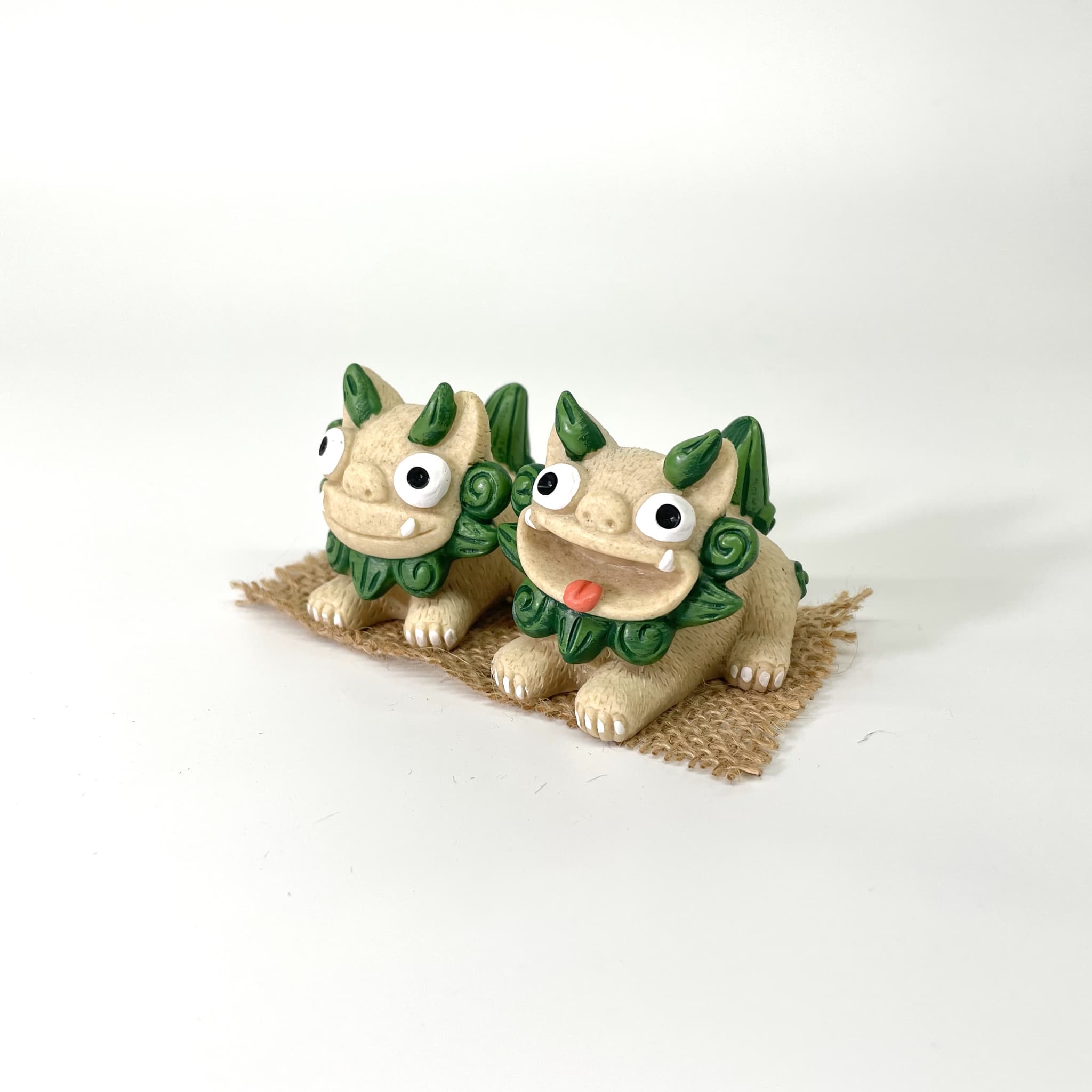 はいさいシーサー正面伏せ(6cm)
