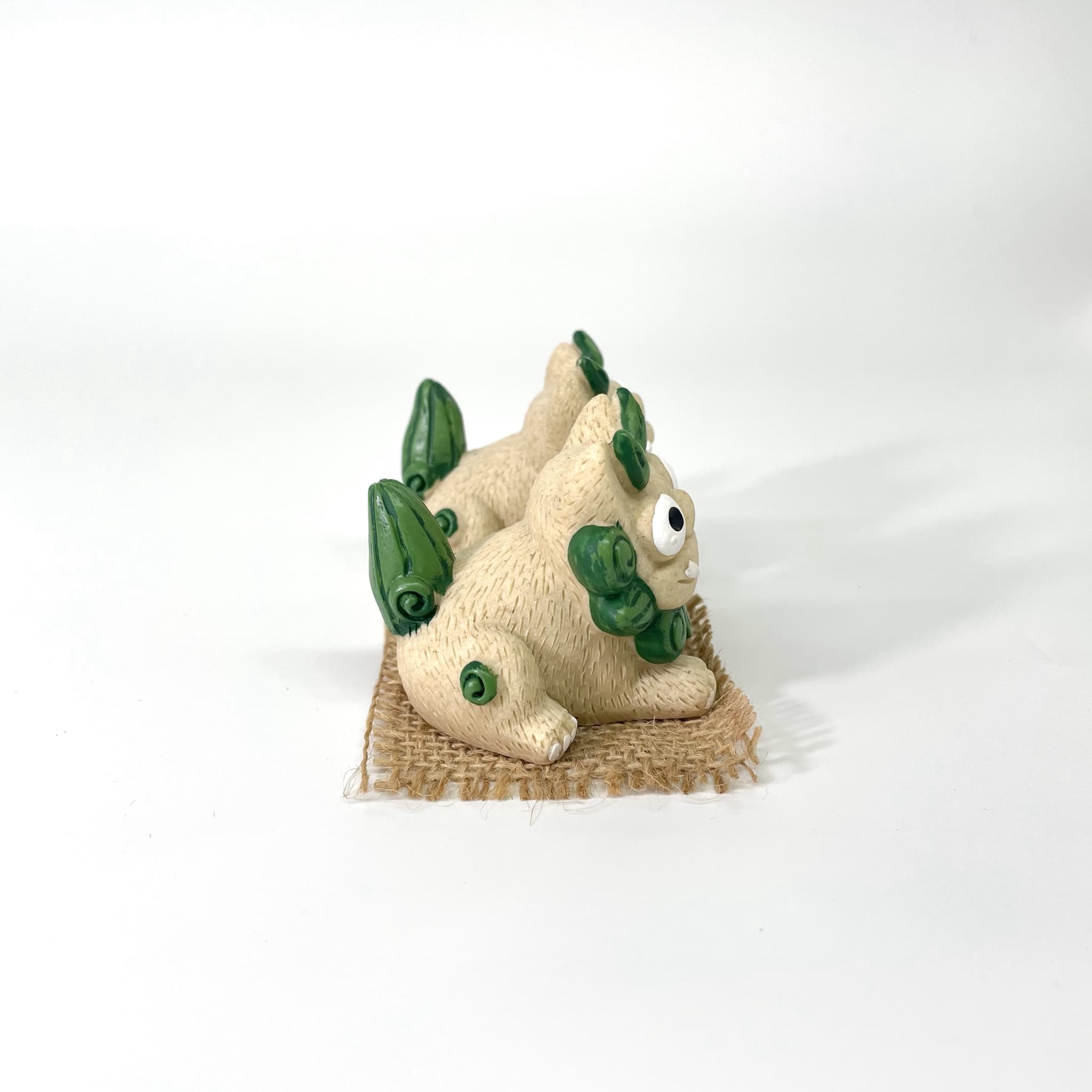 はいさいシーサー正面伏せ(6cm)