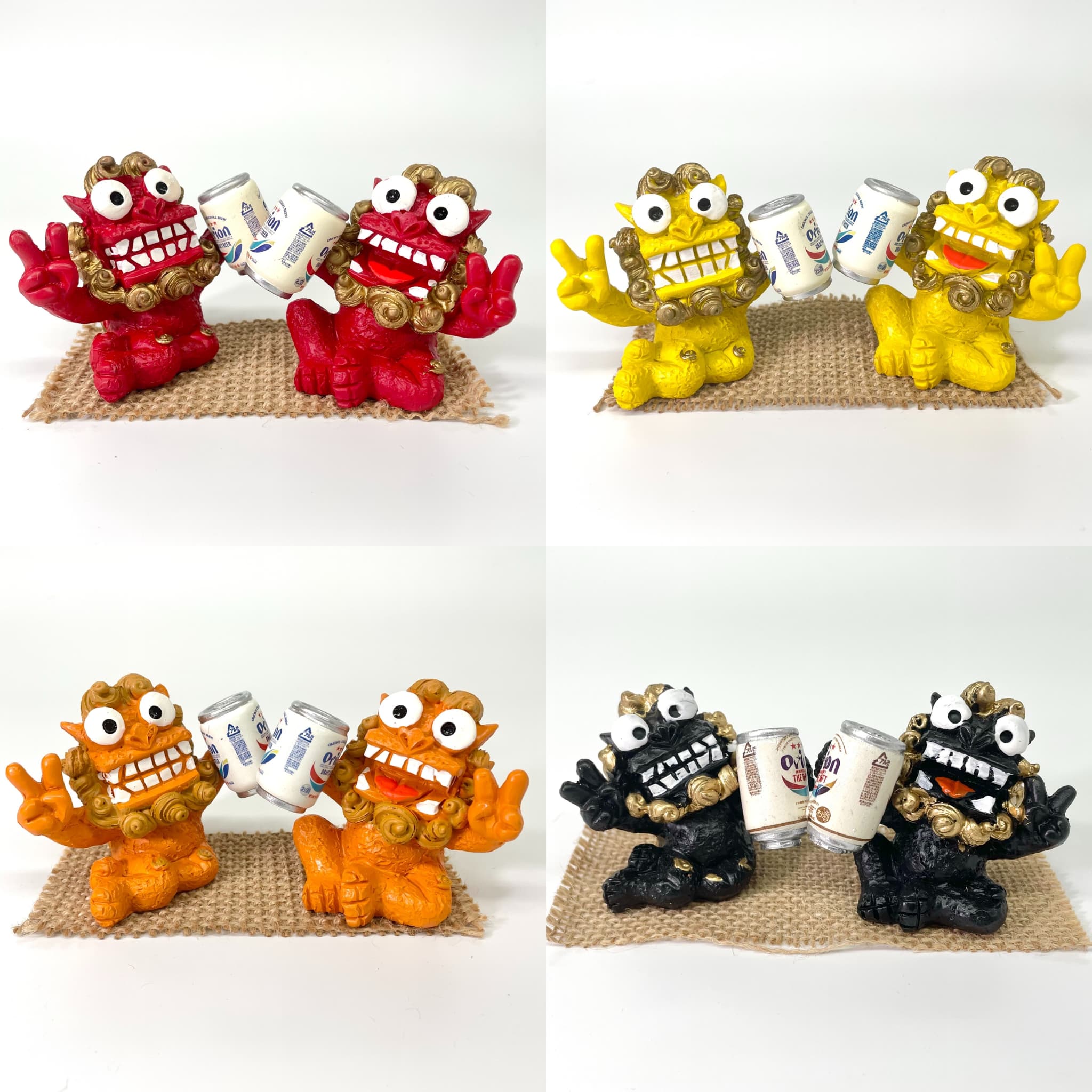 【オリオンビール】Orion缶原始獅子(5.5cm)