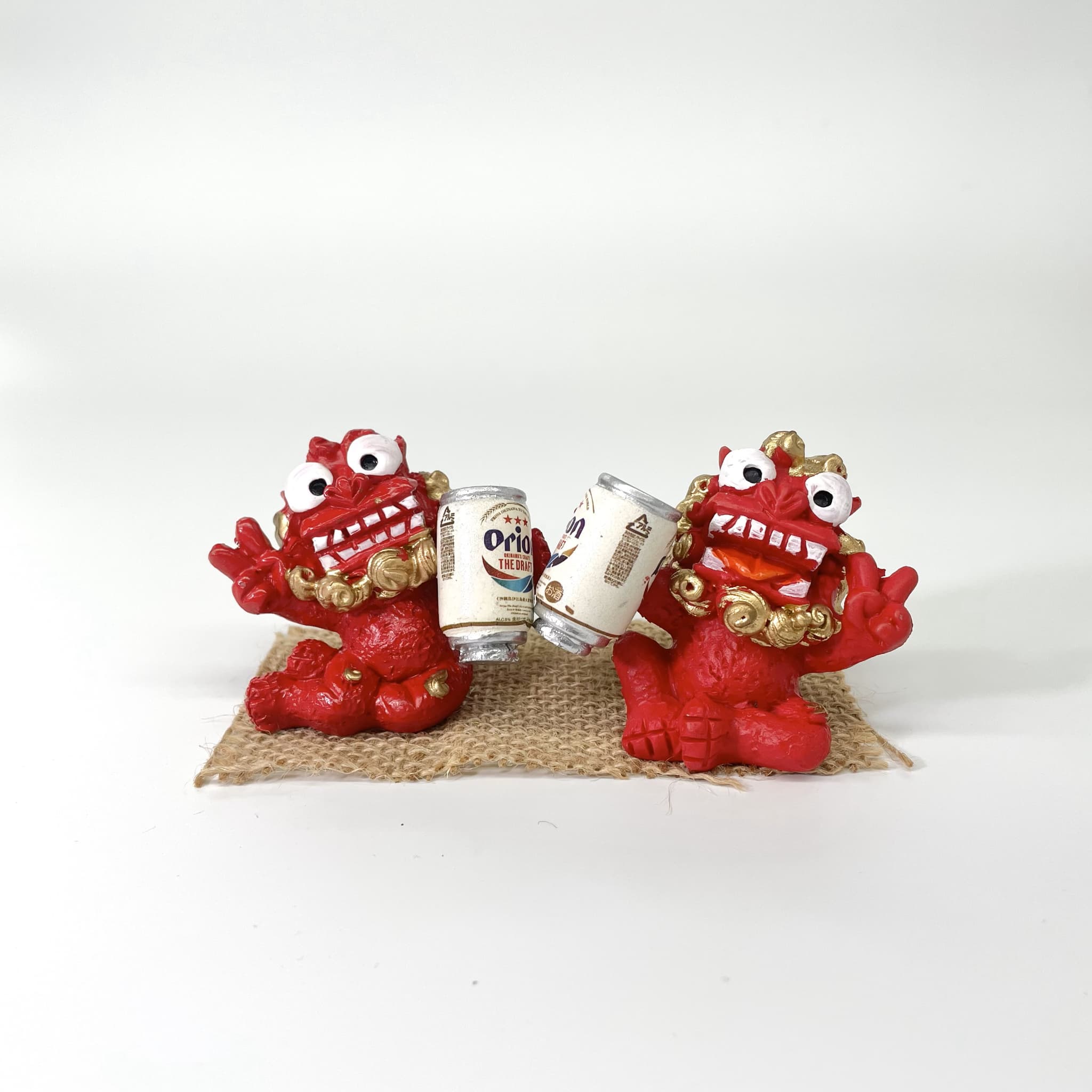 【オリオンビール】Orion缶原始獅子(5.5cm)