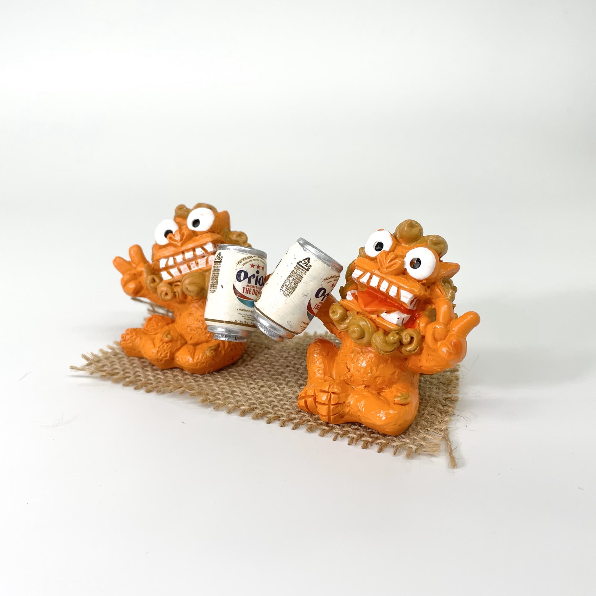 【オリオンビール】Orion缶原始獅子(5.5cm)