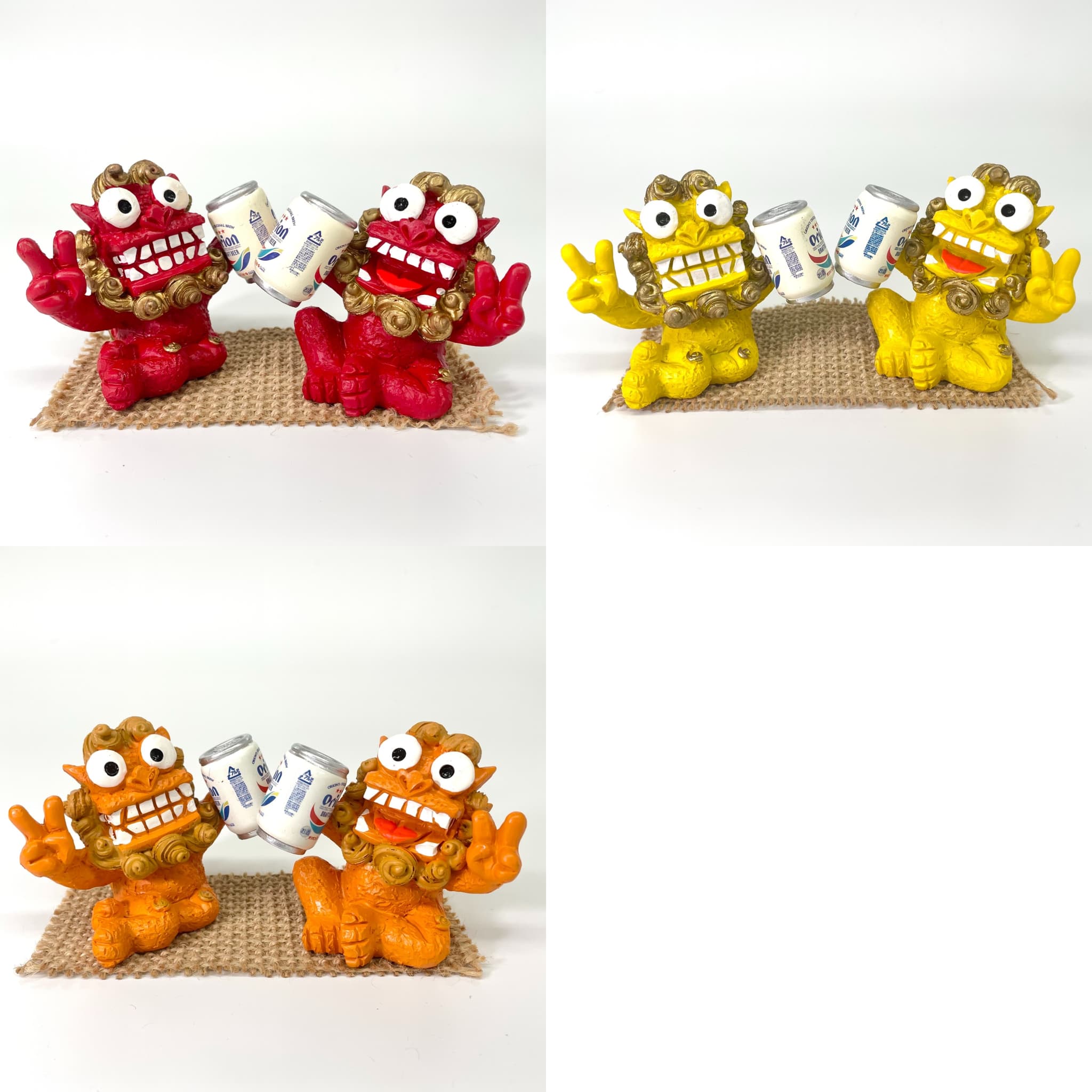 【オリオンビール】Orion缶原始獅子(7.5cm)