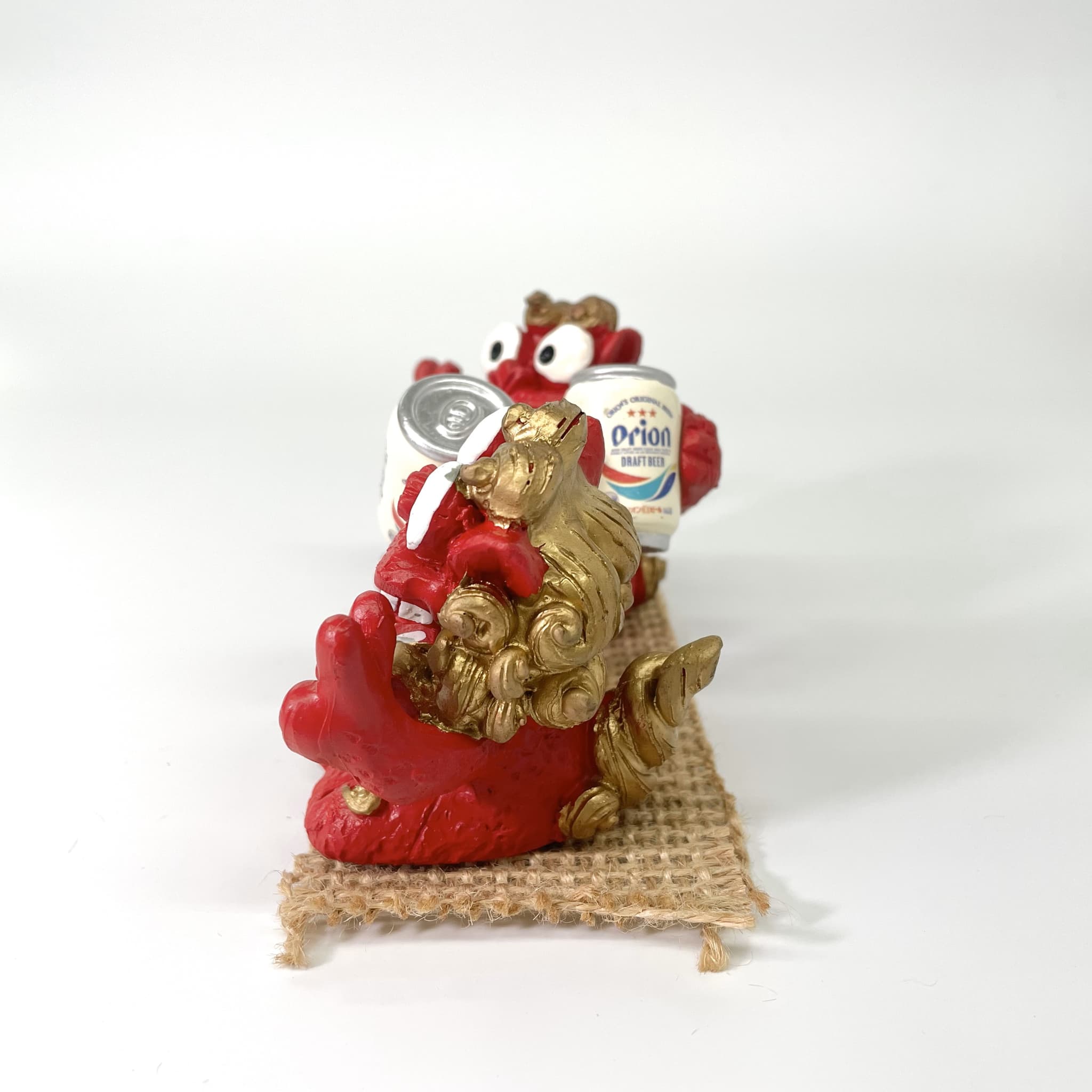 【オリオンビール】Orion缶原始獅子(7.5cm)